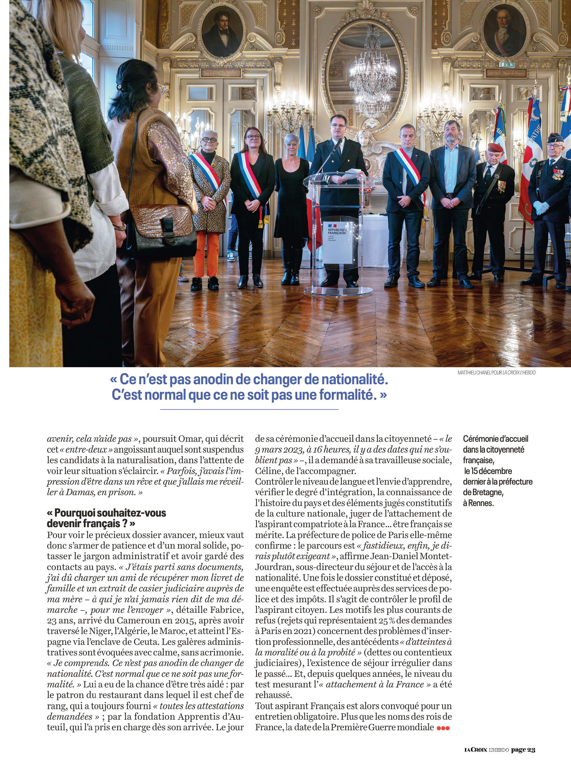 Devenir Français - La Croix l'Hebdo N° 216