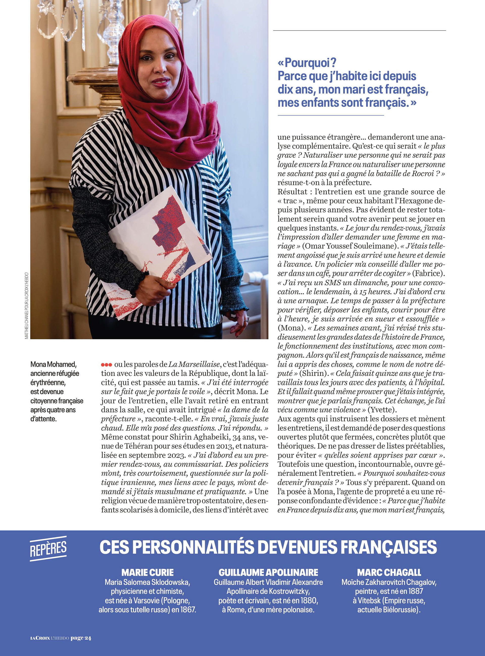 Devenir Français - La Croix l'Hebdo N° 216