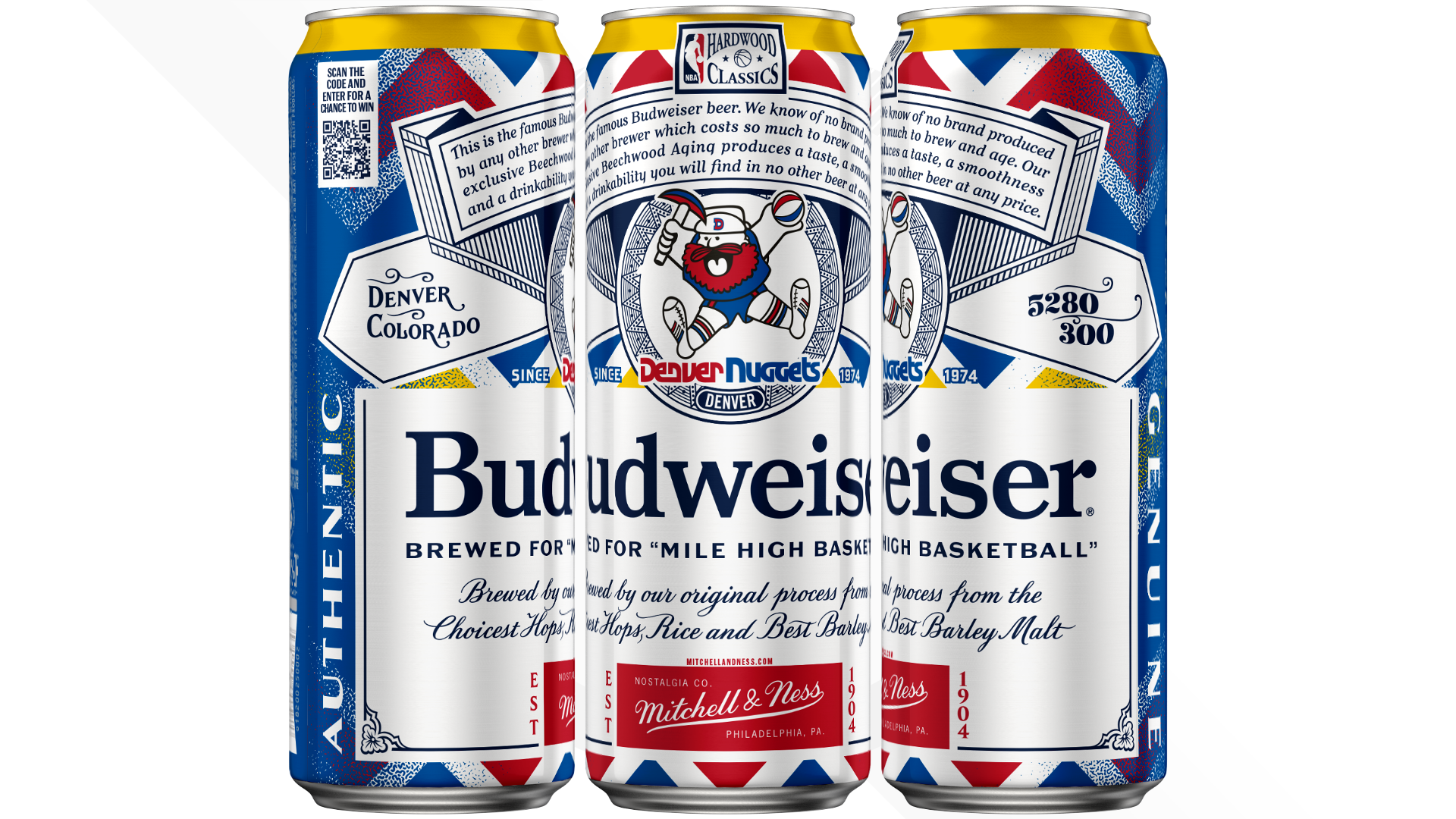 2020 NBA Budweiser Nuggetscan design