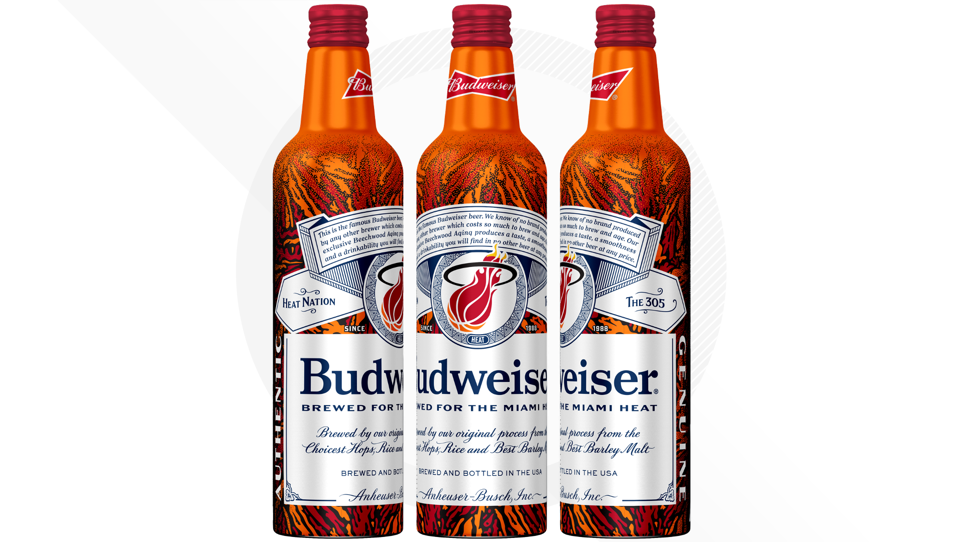 2020 NBA Budweiser Heat can design