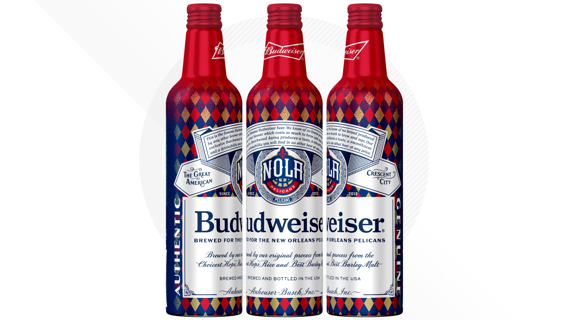 2020 NBA Budweiser Pelicans can design