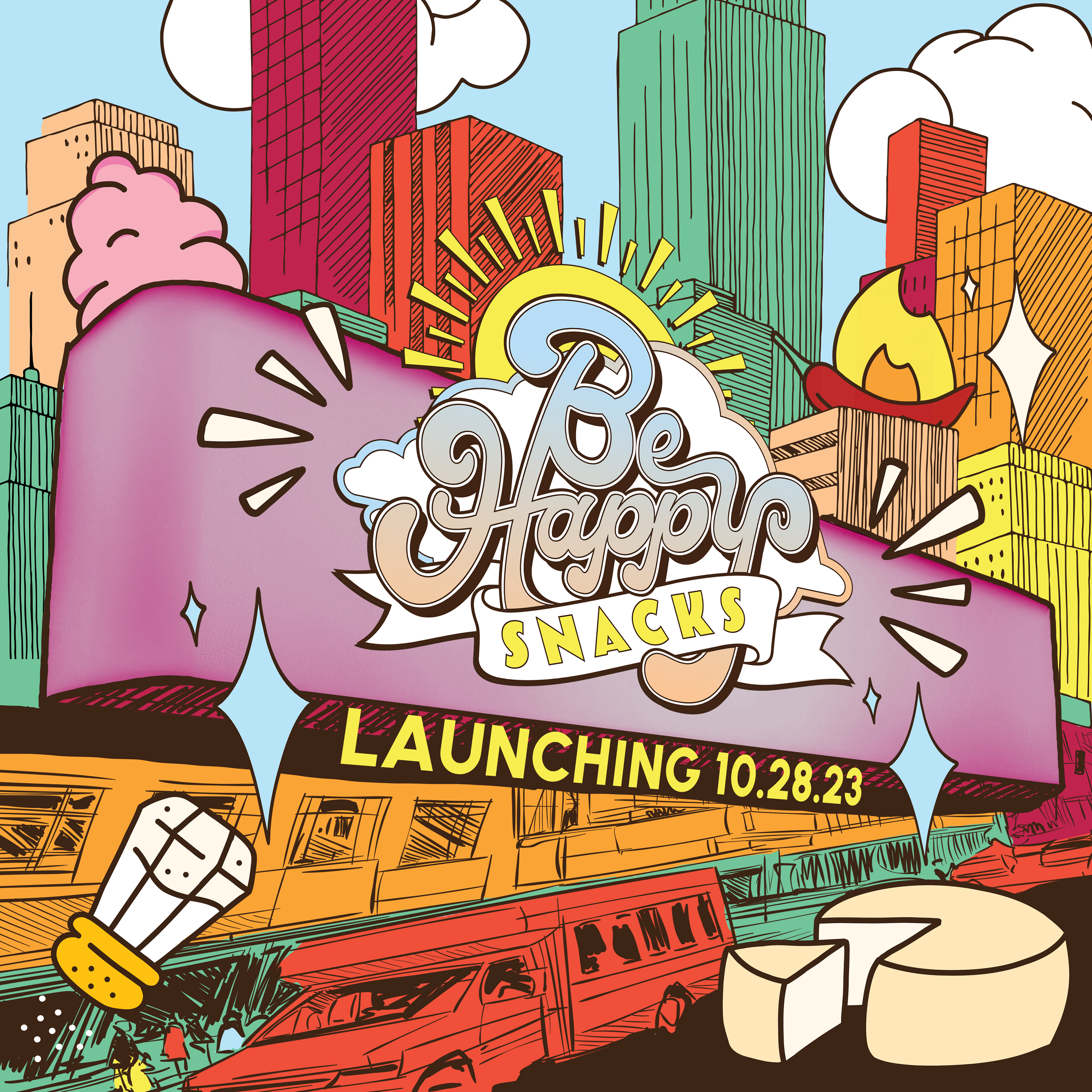 Be Happy Snacks Launch Image