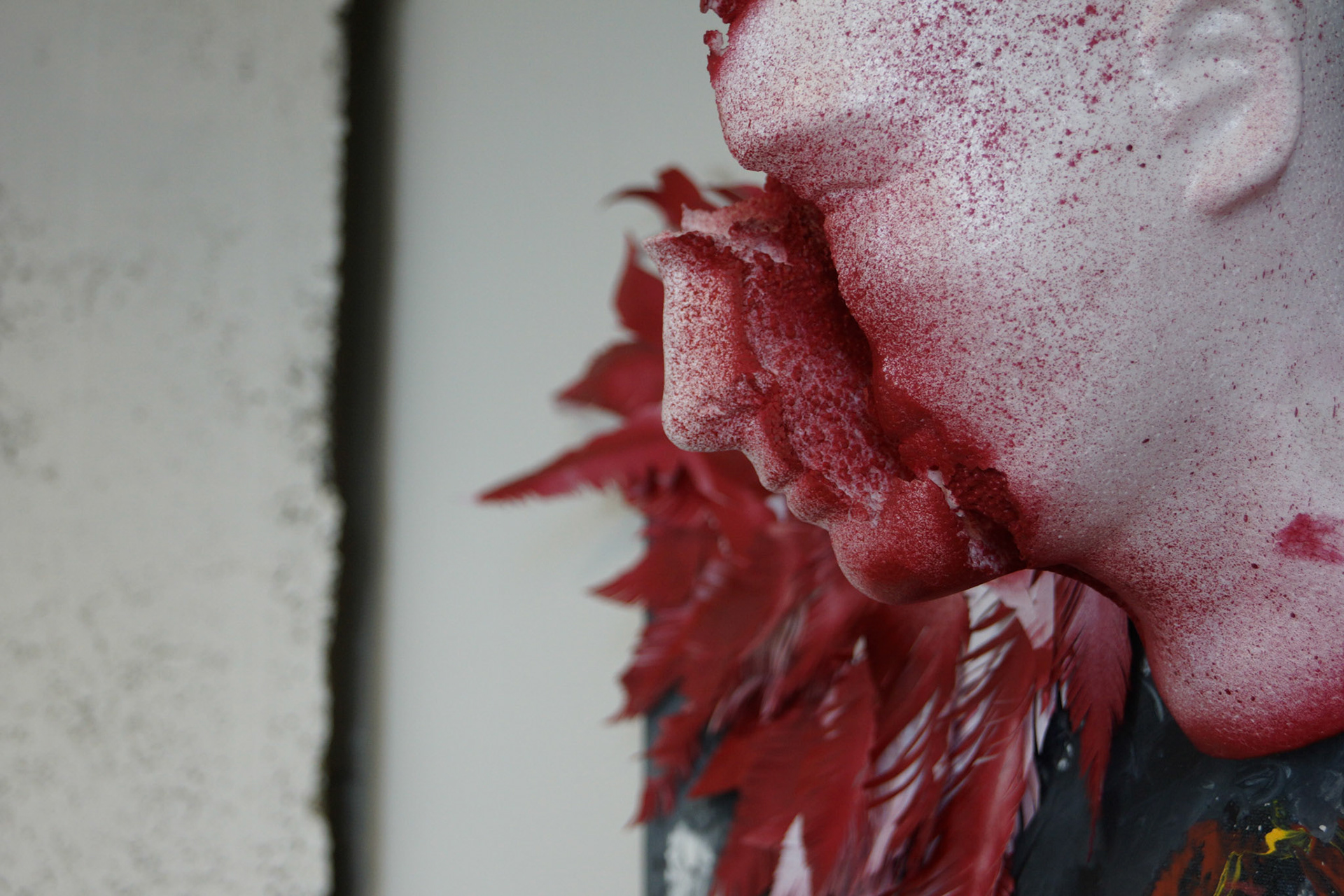 Closeup of "Geryon had a little red dog. Heracles killed that too."