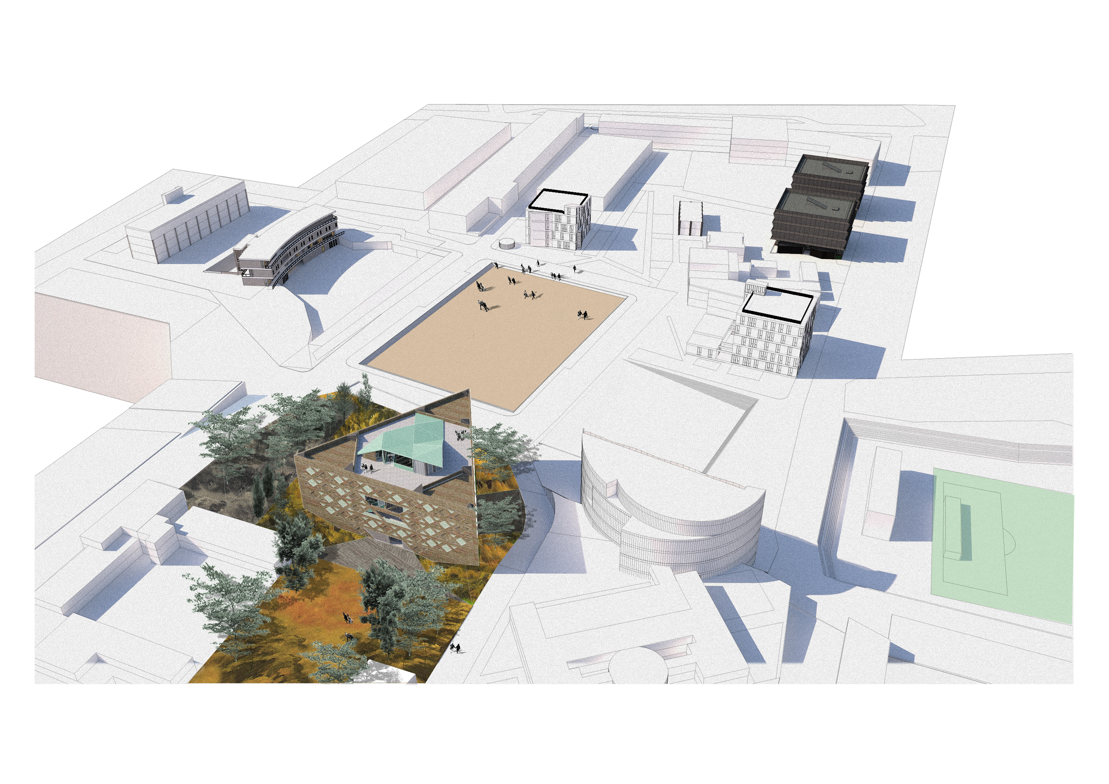 Colaboración para MAA| Edificio de Docencia Siglo XXI.