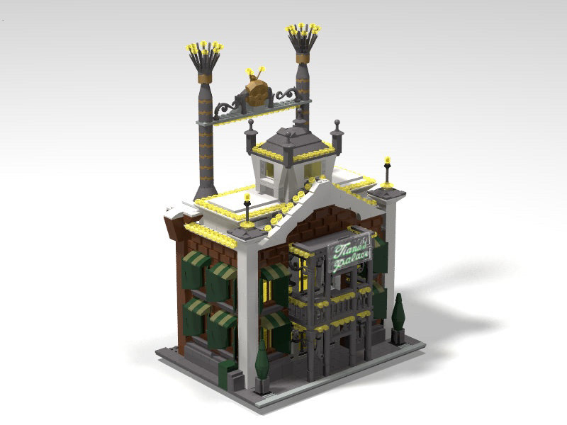 Concept Tiana's Palace made of Lego