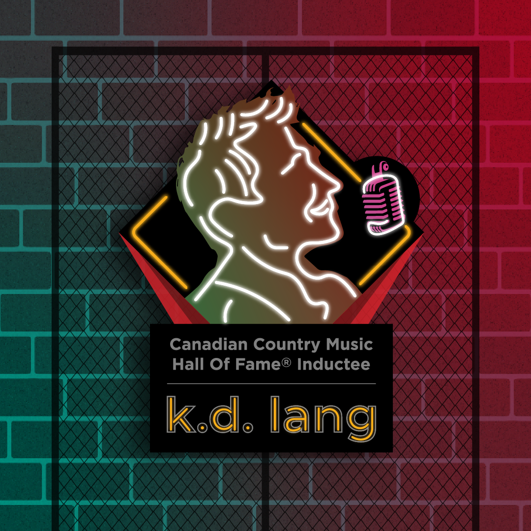 Nighttime View of k.d. lang sign