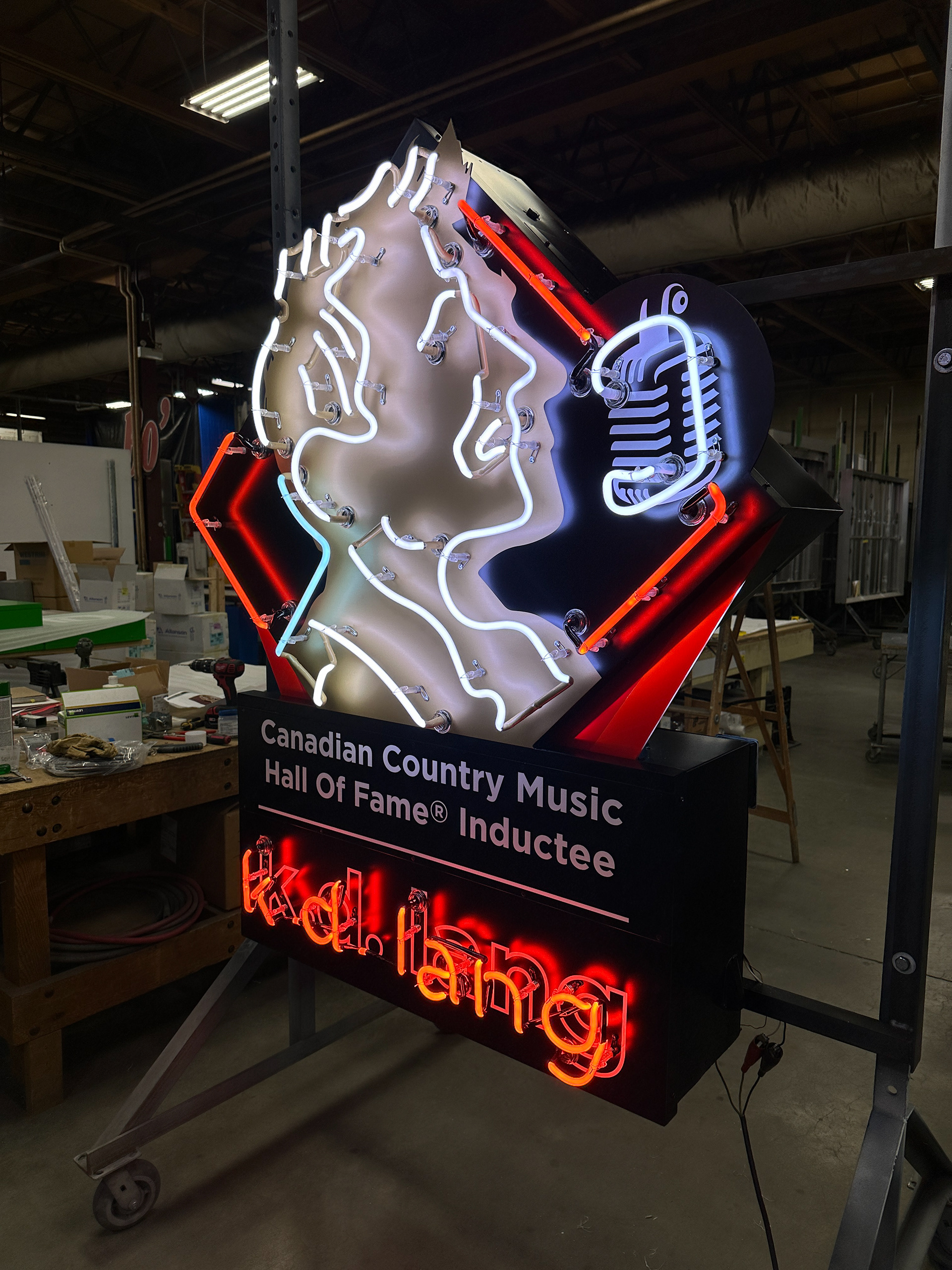 Ensuring the sign is evenly illuminated with no hotspots