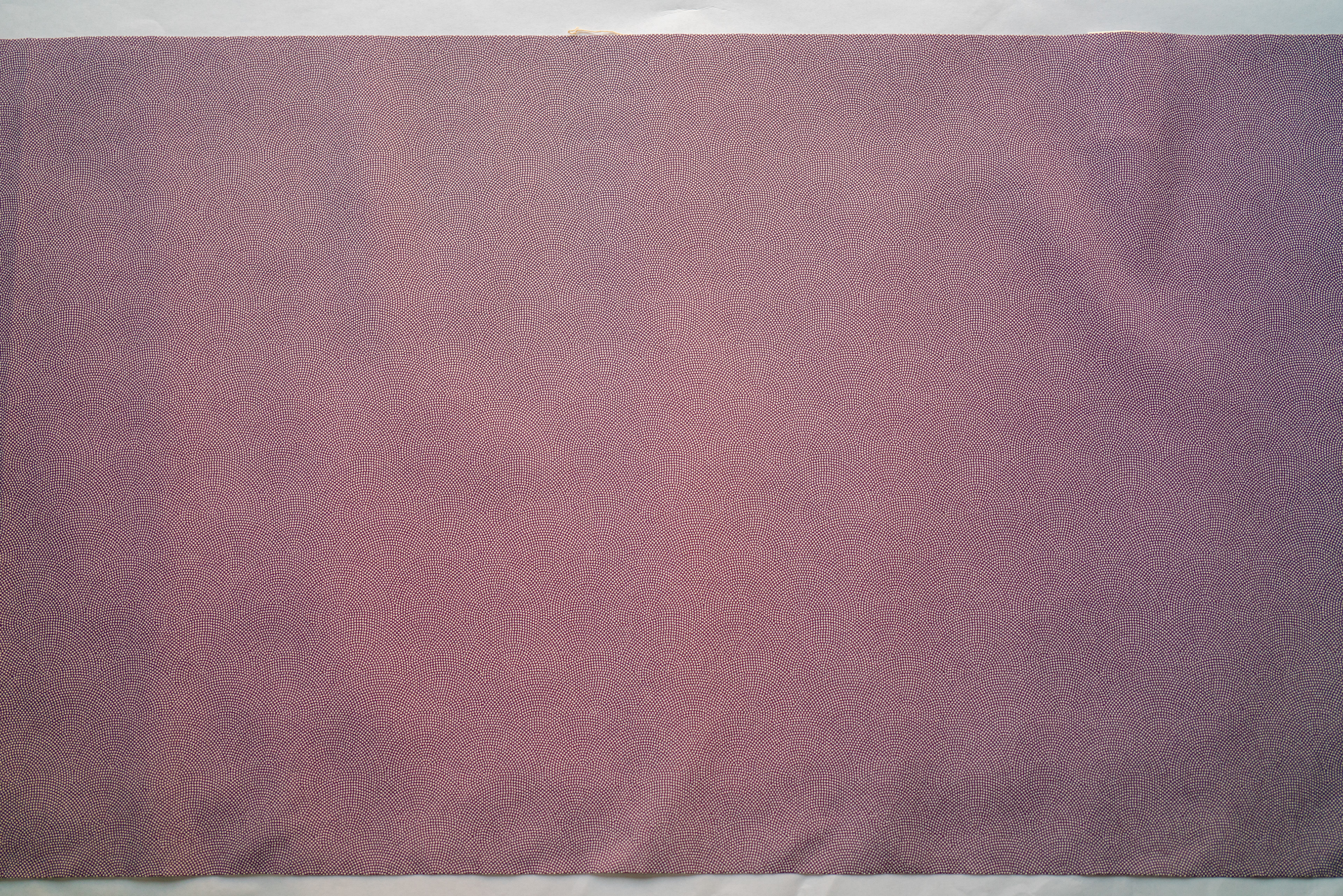 PD1 - Polyester Kimono - Pink Waves made out of Dots, Slightly Stiff