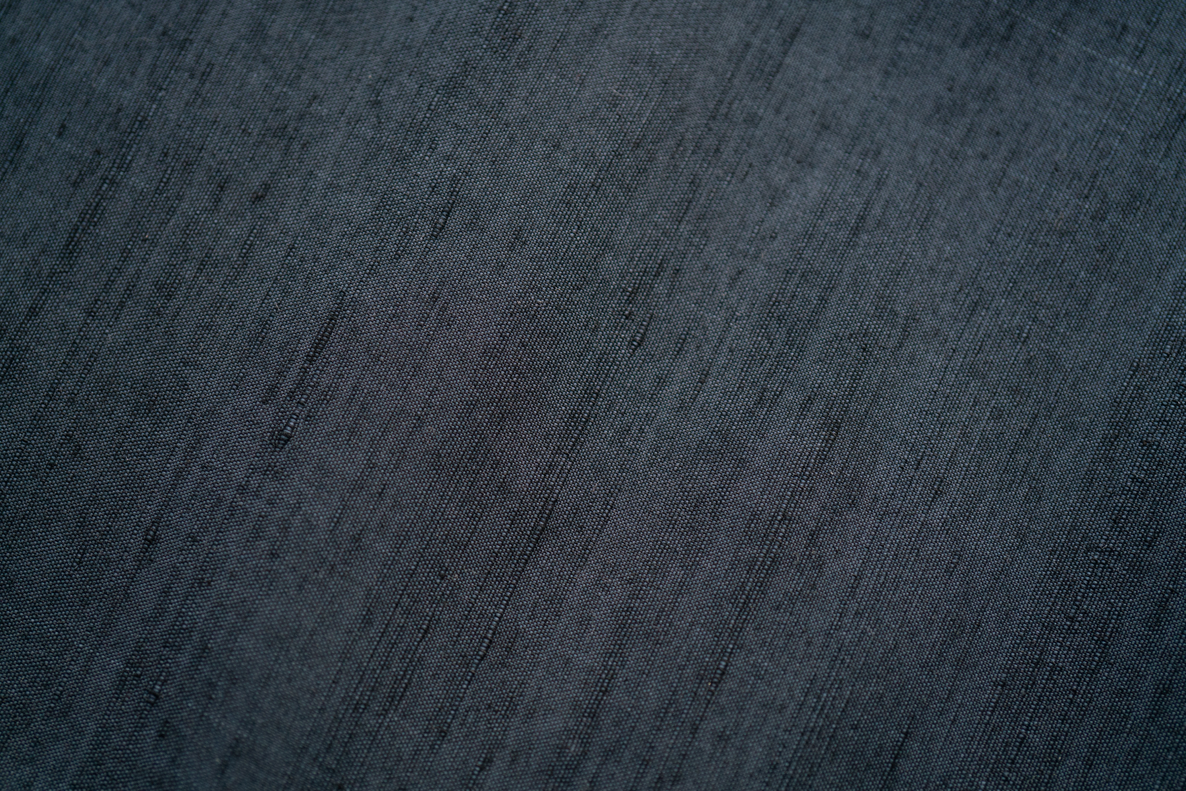 SB1 - Men's Silk Kimono - Black, Rough