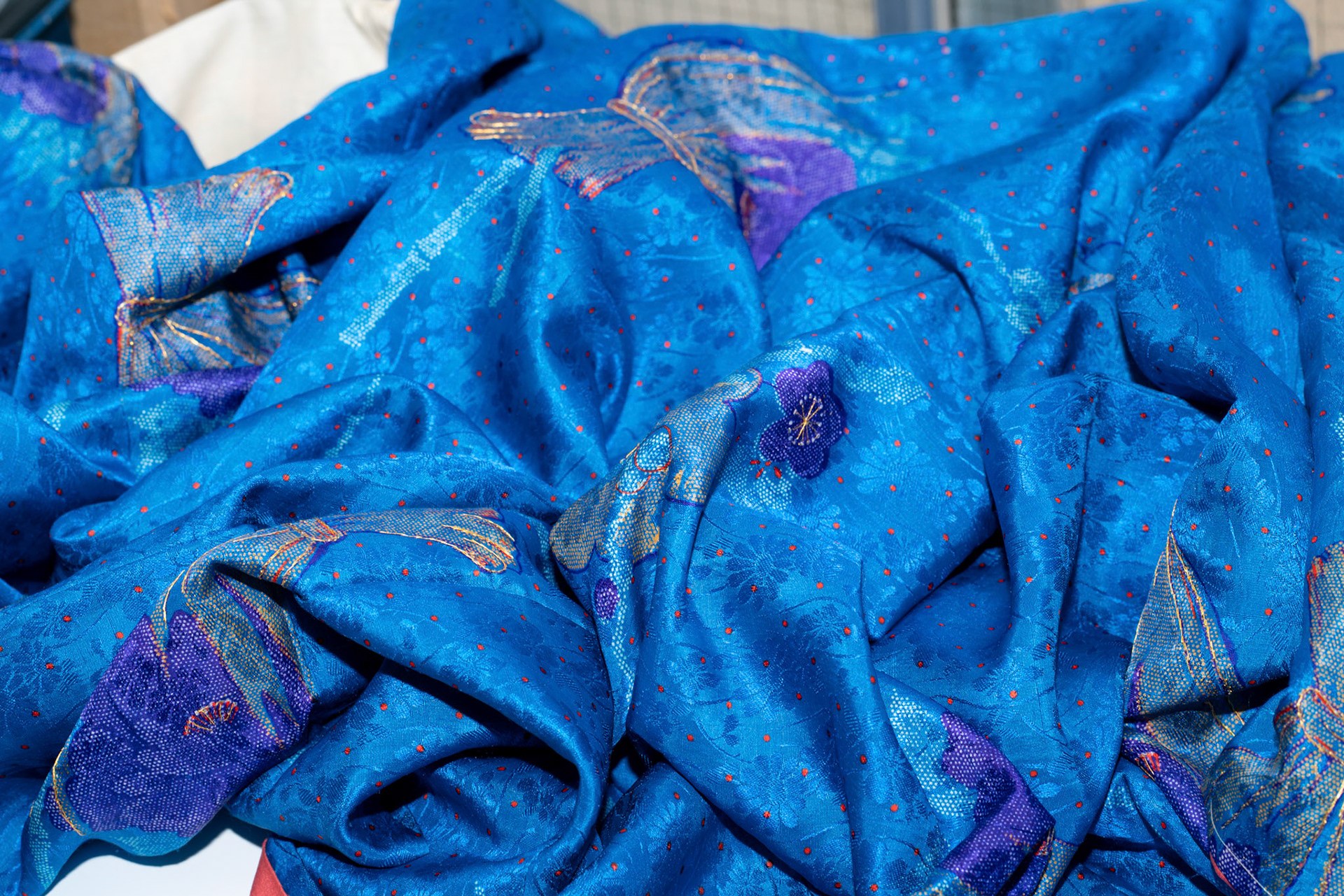 Pure Silk - Vintage (1970s) Blue