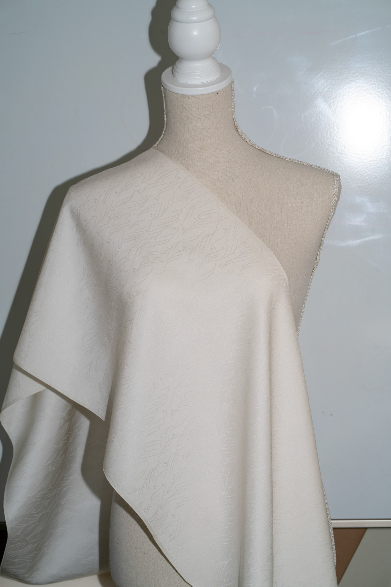 SW2 - Silk Kimono - White Wave Designs