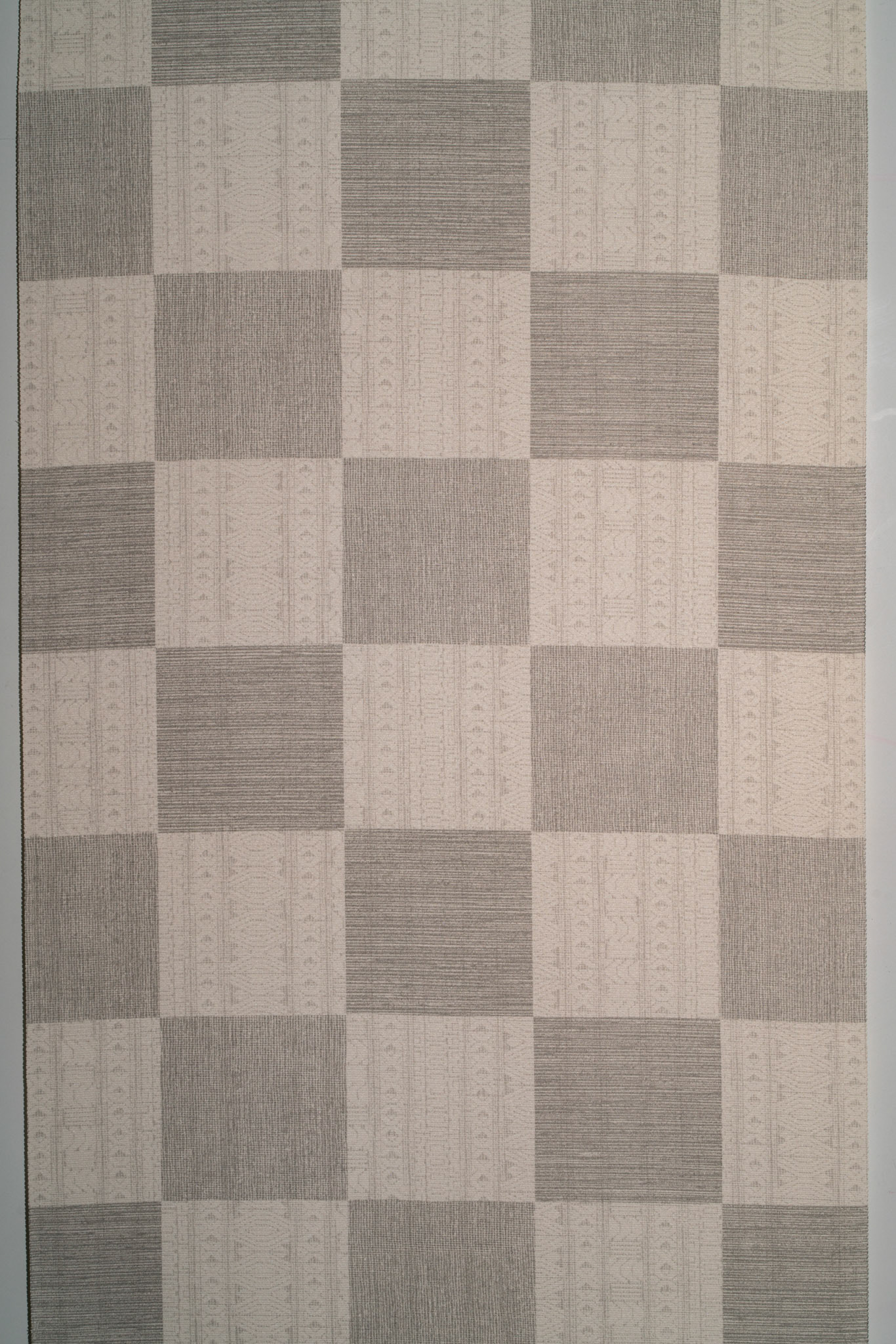 SG1 - Silk Kimono - Grey Squares, Very Soft and Very Light