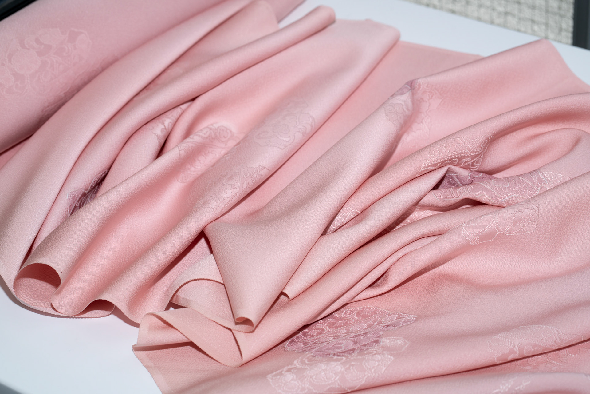 SP2 - Silk Kimono - Pink with Unknown Patterns