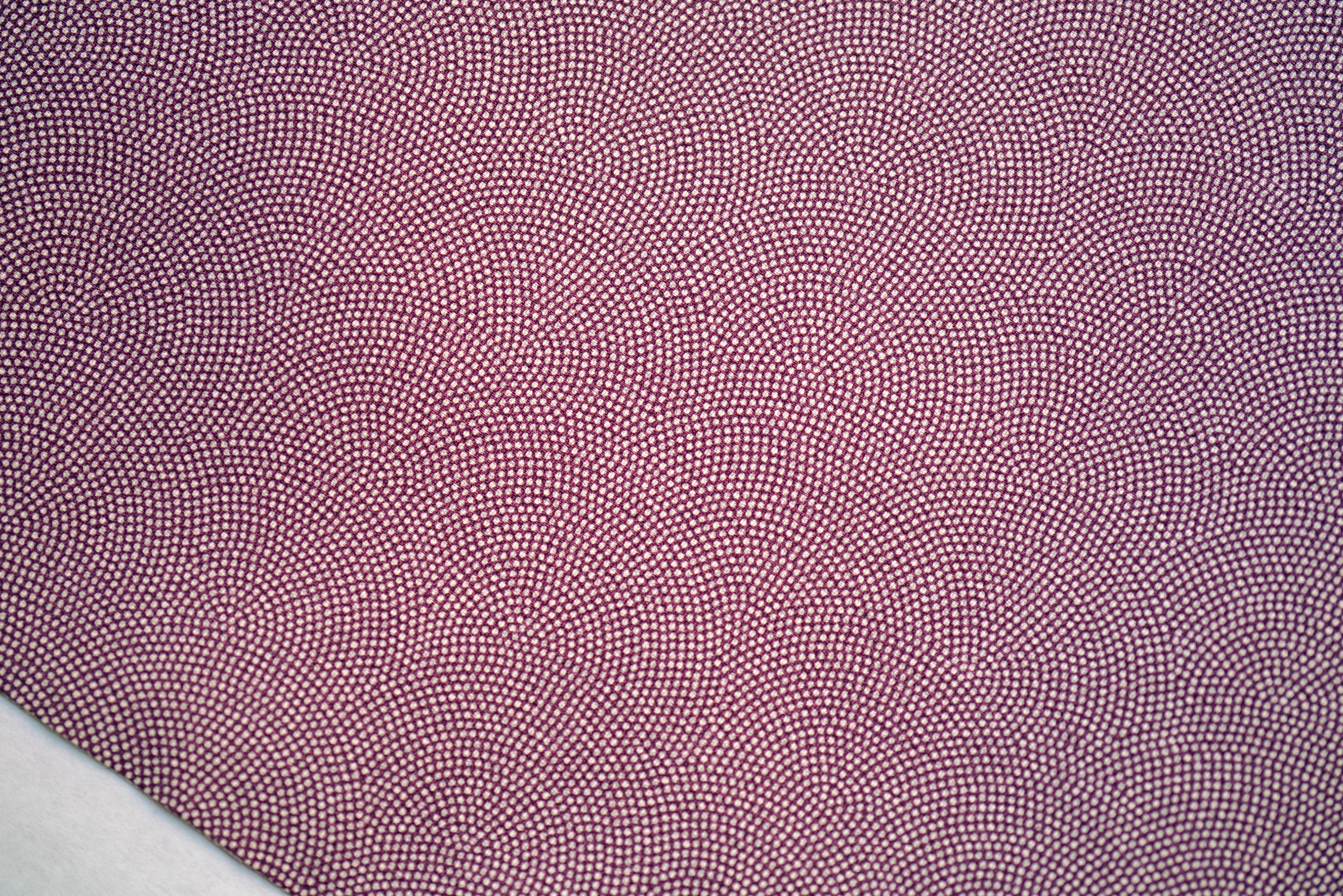 PD1 - Polyester Kimono - Pink Waves made out of Dots, Slightly Stiff
