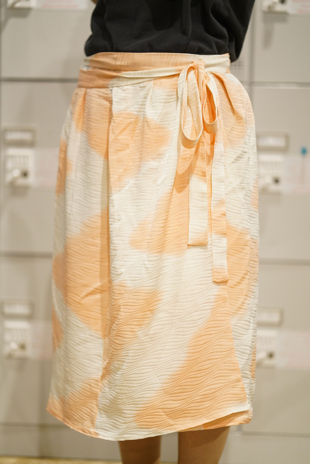 Medium, Short Polyester Wrap Skirt - Soft