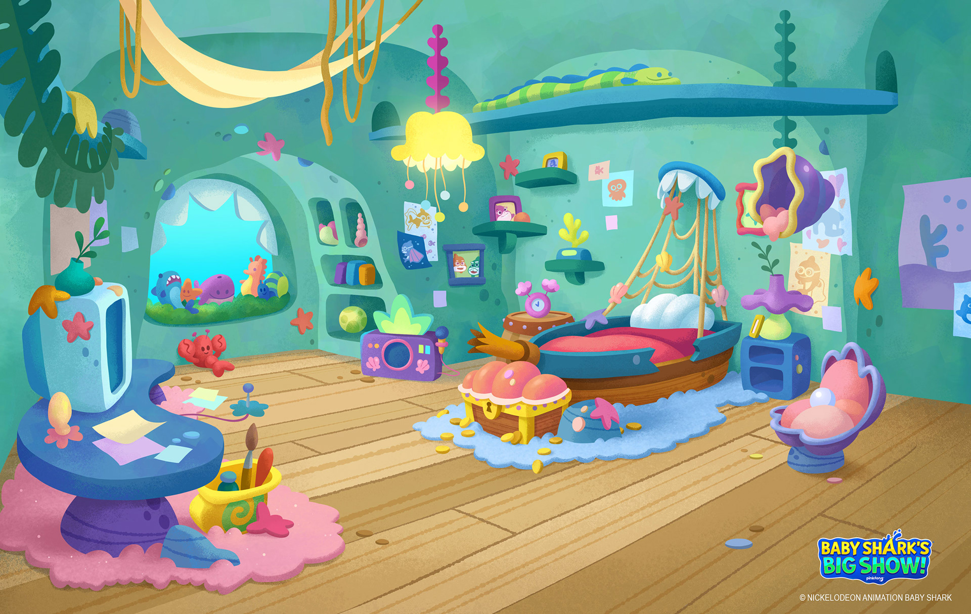 Baby Shark's Bedroom