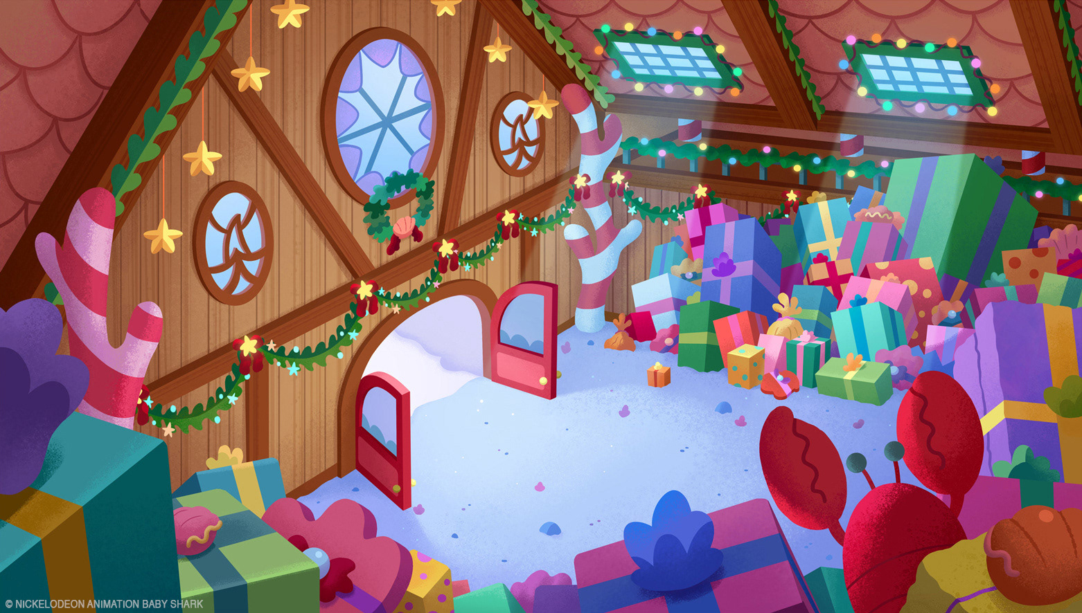 Santa Jaws' Workshop Interior