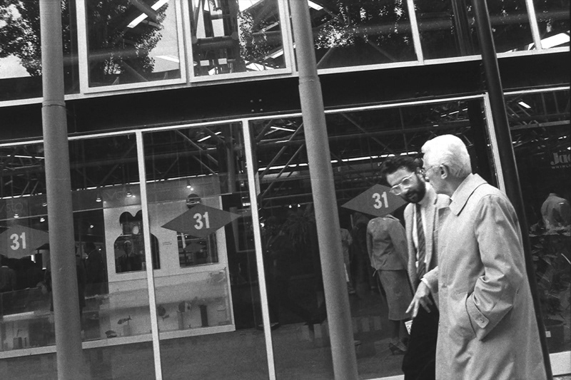 Coppola con Bruno Munari