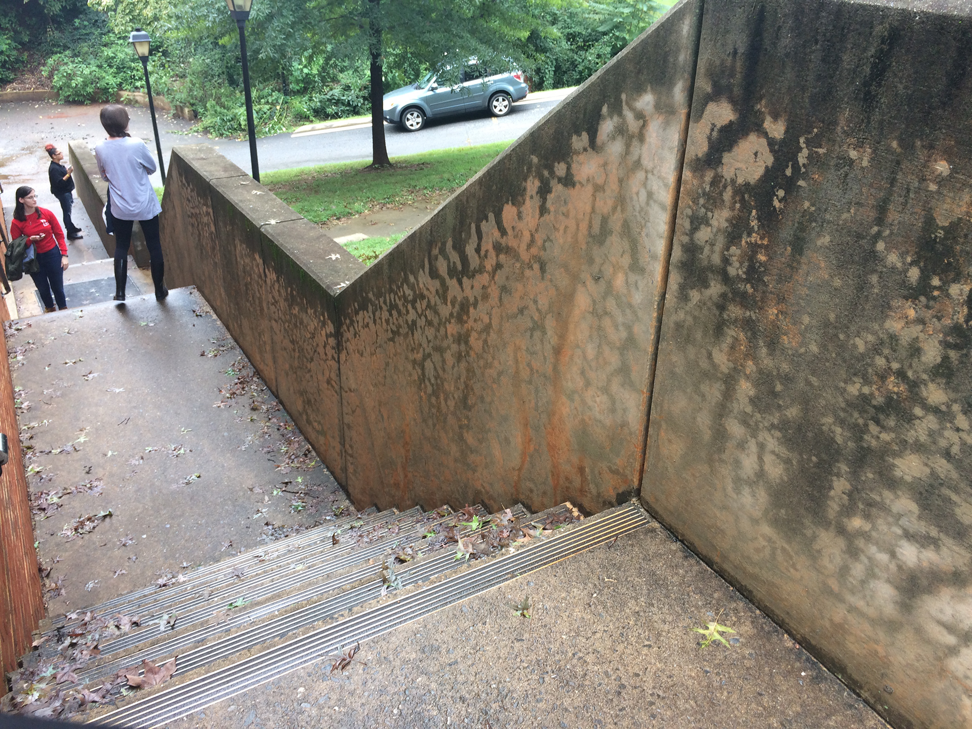 Dillard side access stairs. In need of beautification.