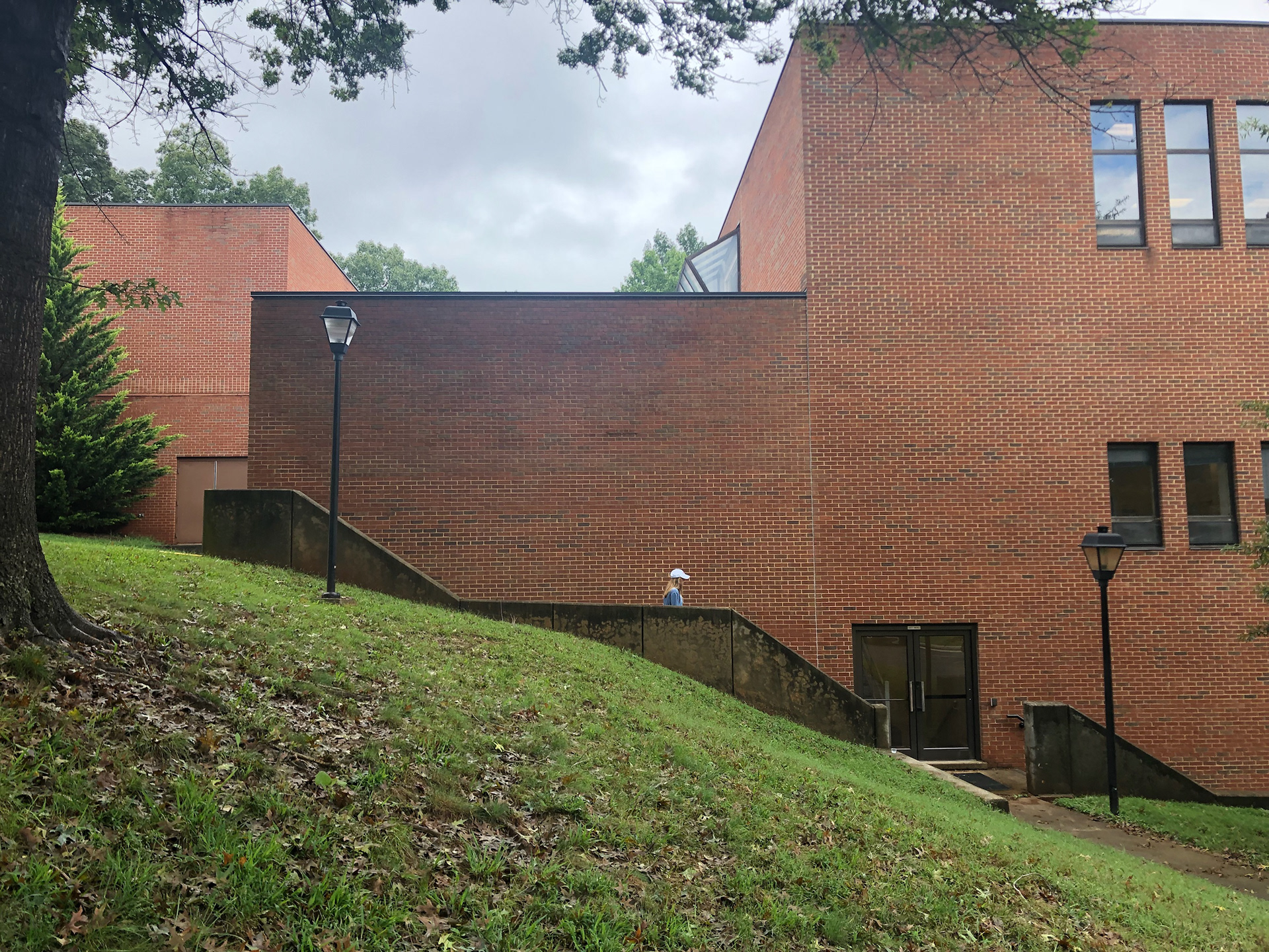 Dillard side access stairs. In need of beautification.