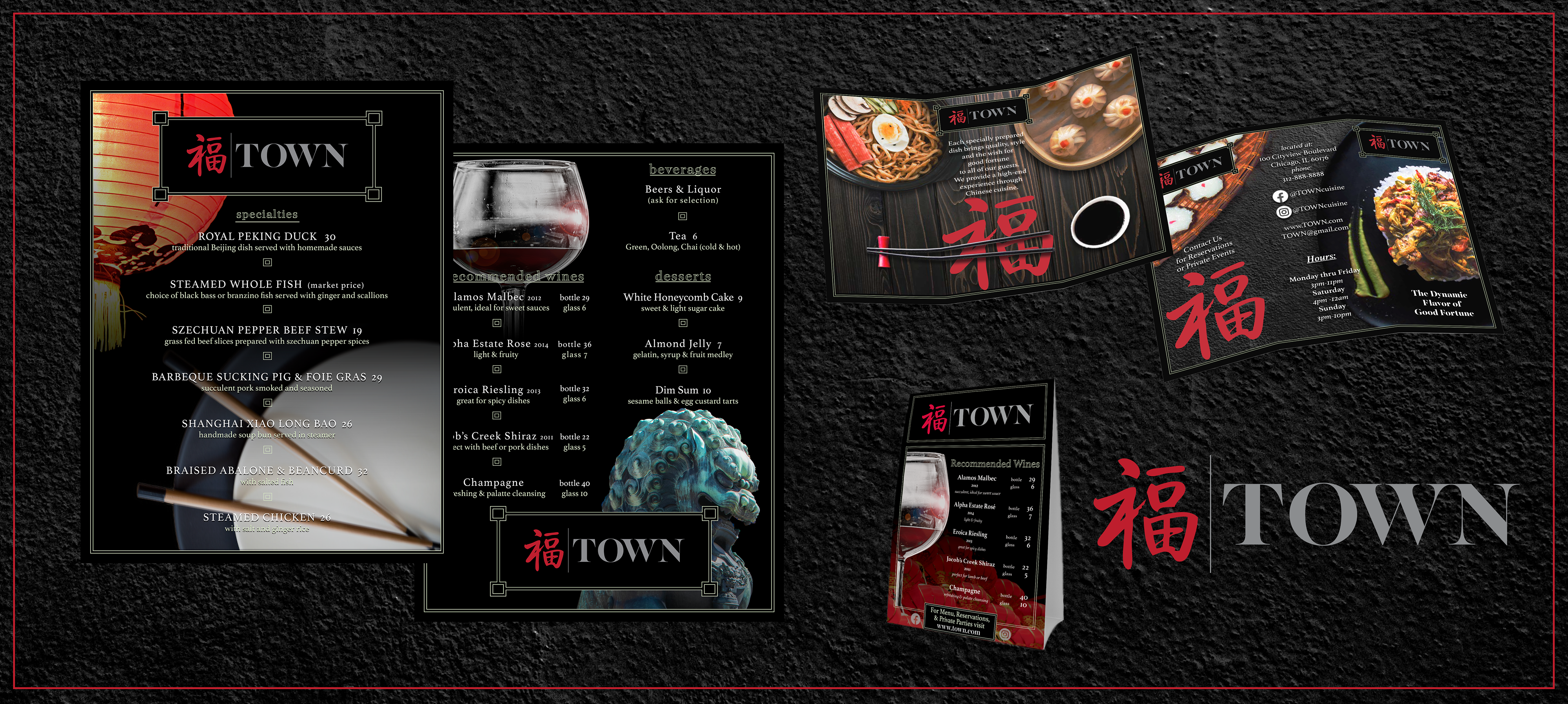 TOWN Restairant Brand Package