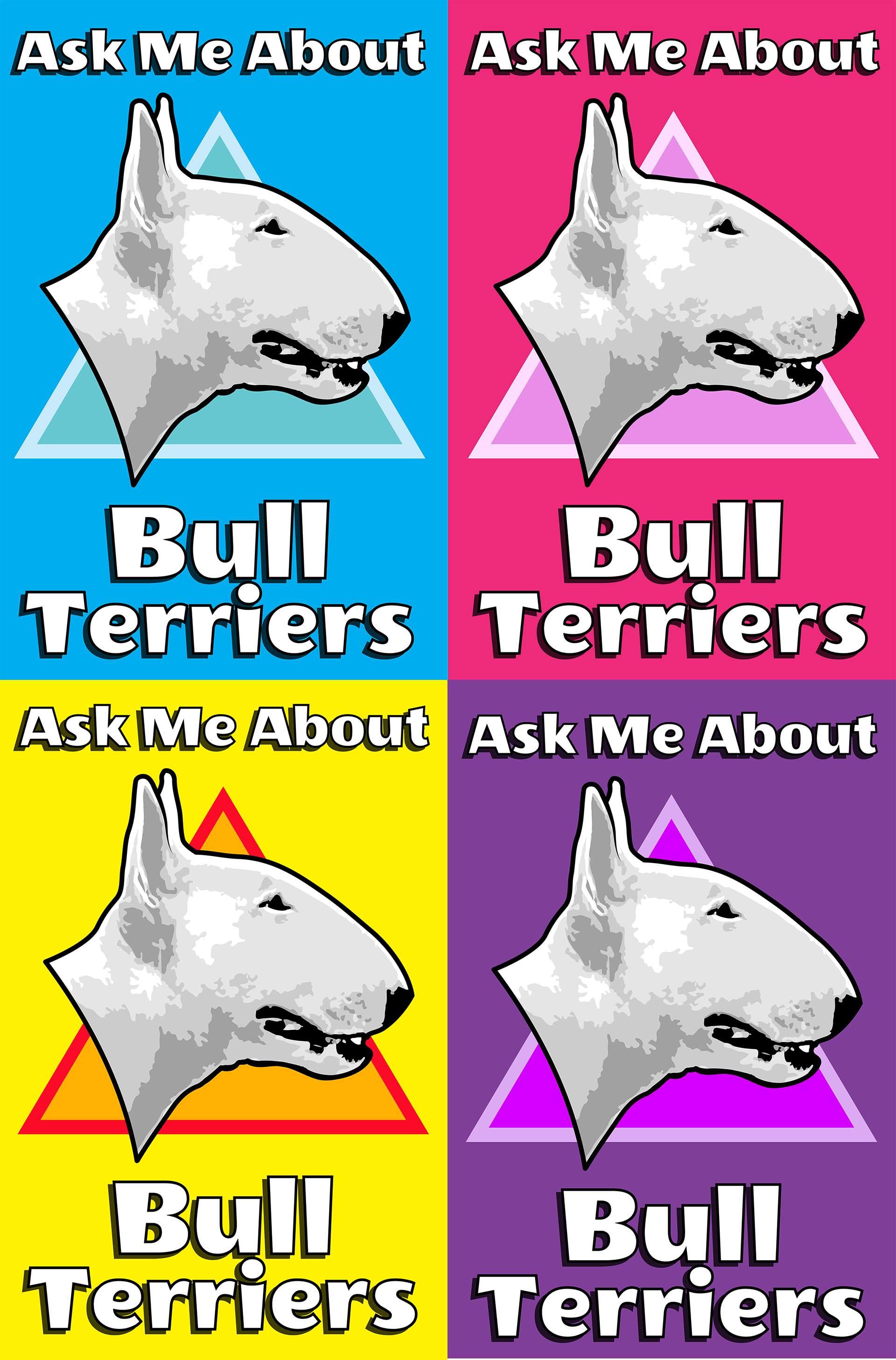 Bull Terrier Poster