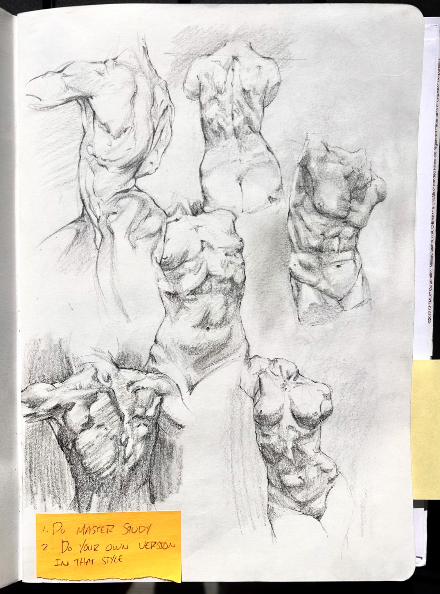 Erik Gist Master Study (top & Bottom left)