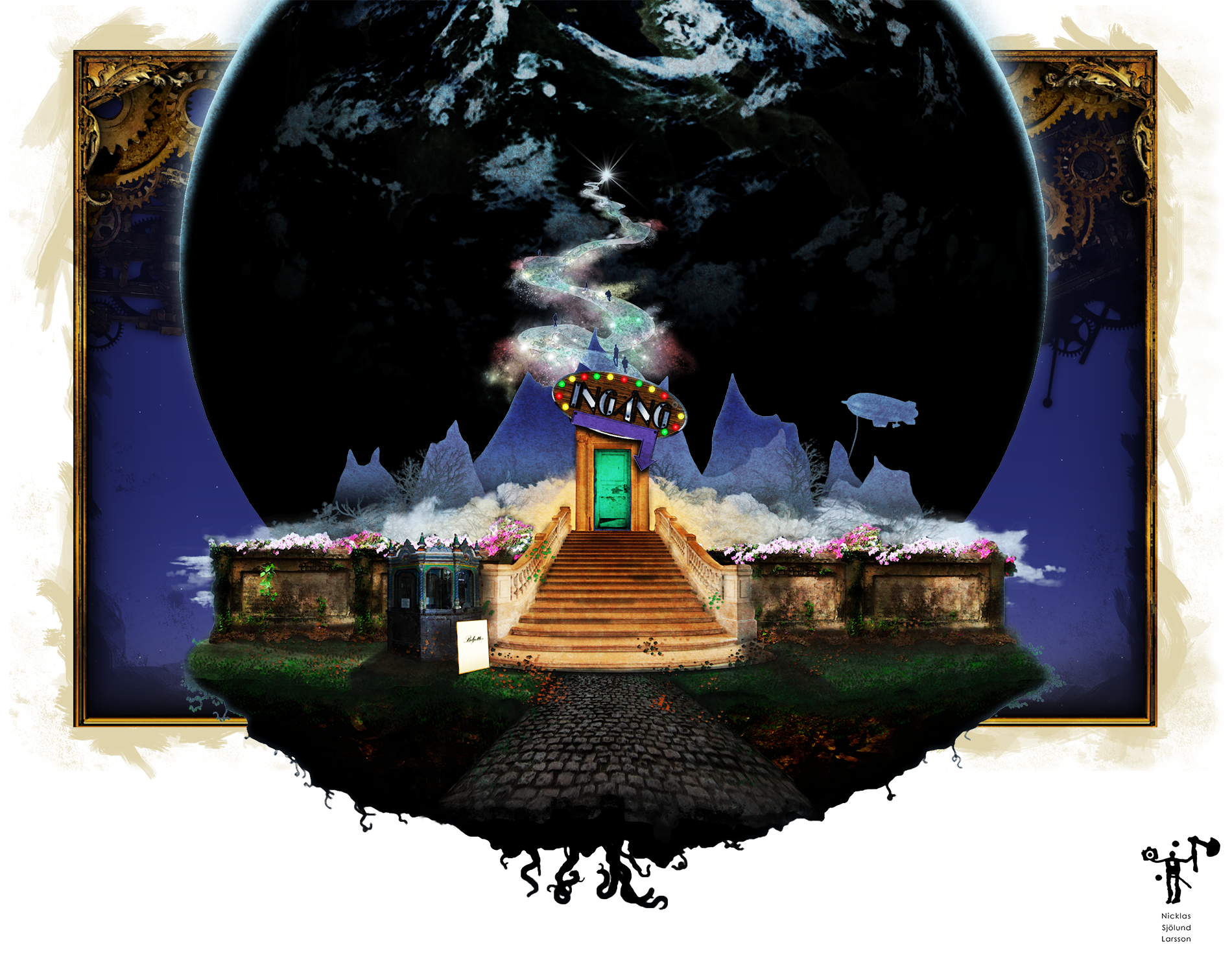 The Entrance, digital art