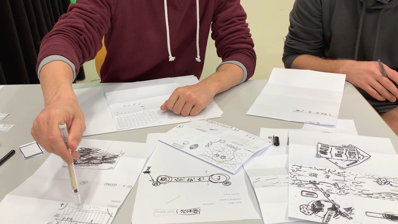 paper prototype sketches