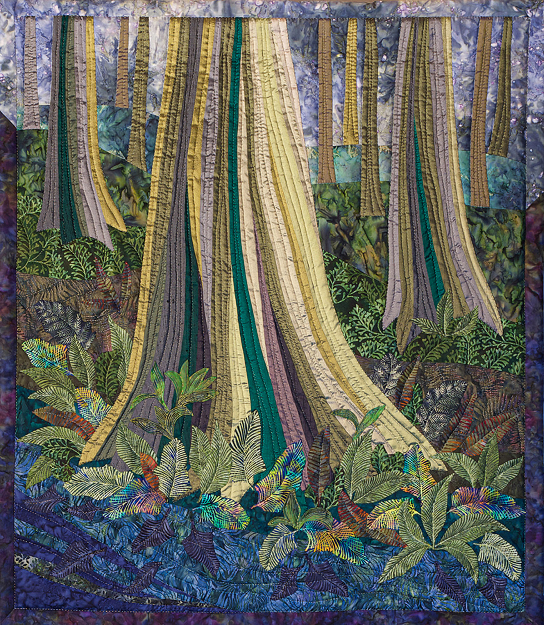 Light In The Forest, 40"w x 48"h, SOLD