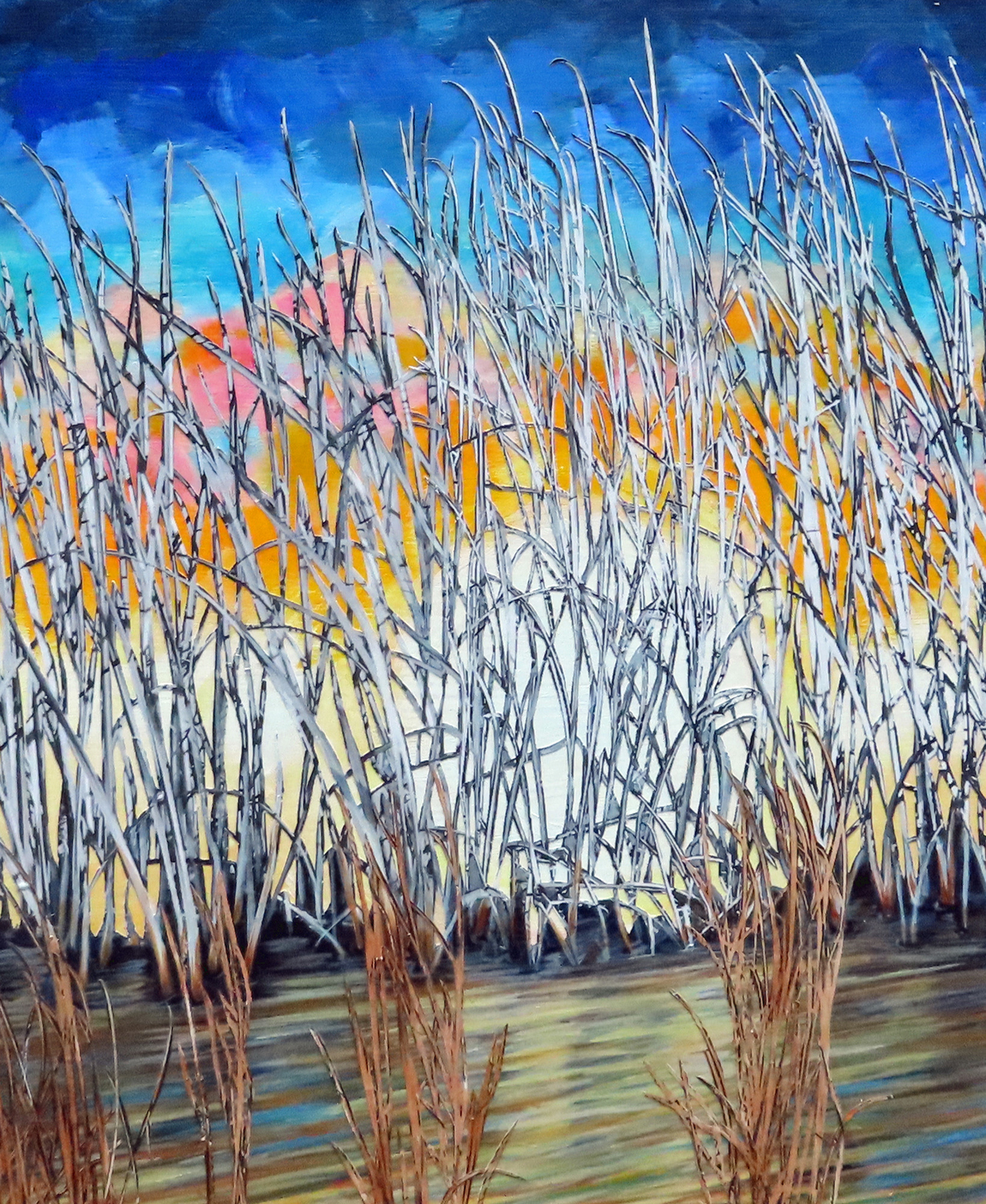 Marsh Light #4 Light Returns, DETAIL