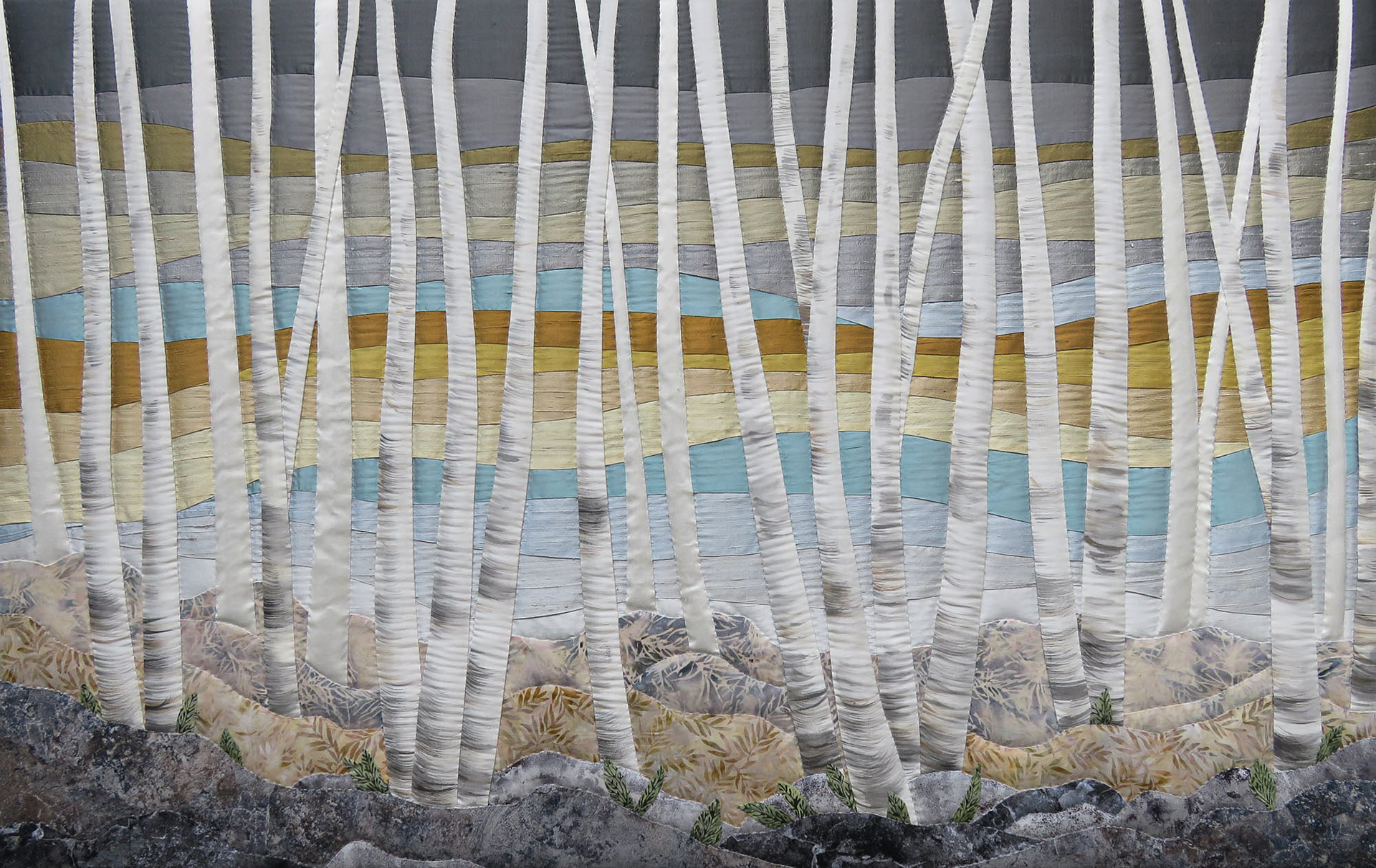 Birchwood Sunrise, 50" x 31", SOLD