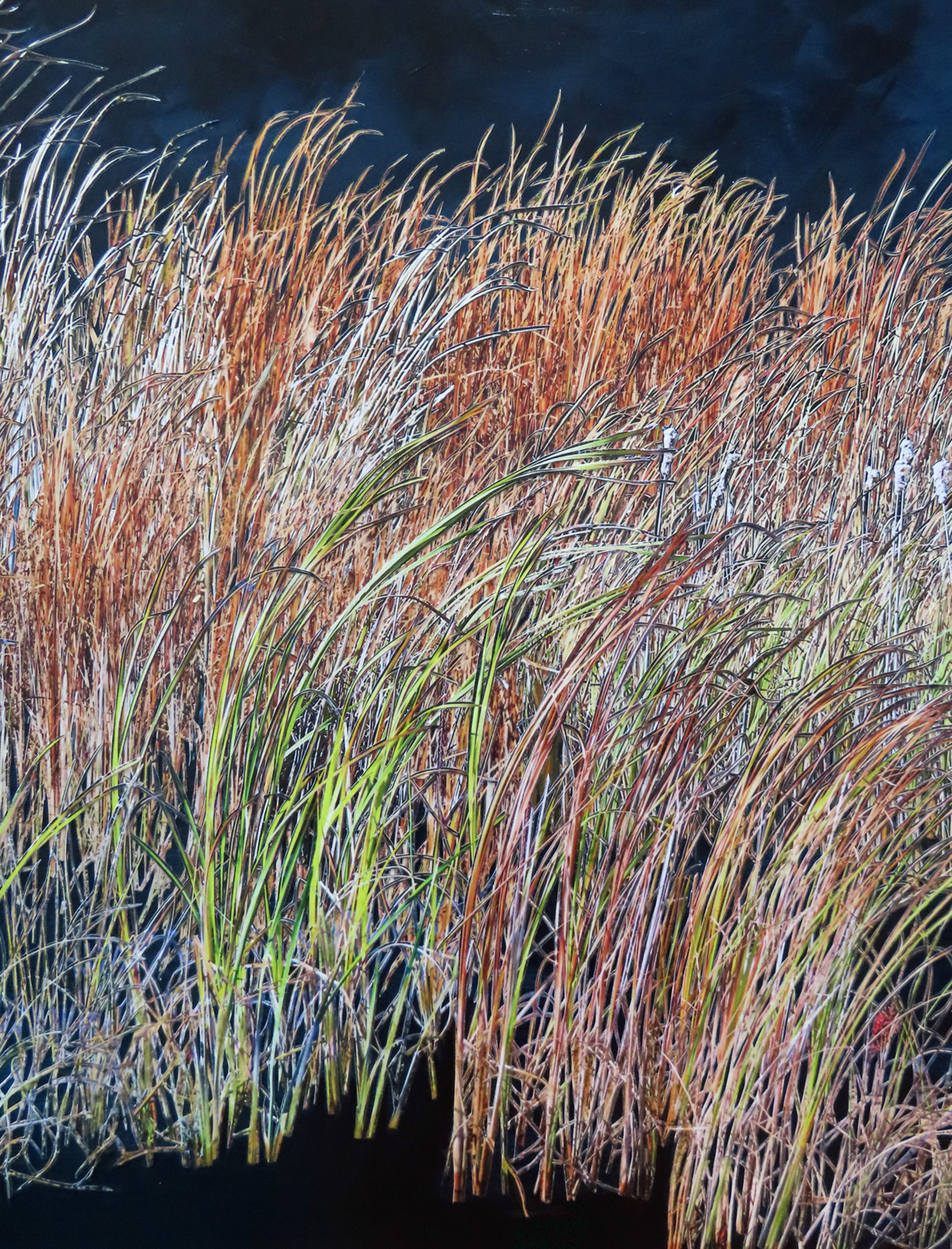 Wind In The Rushes, detail