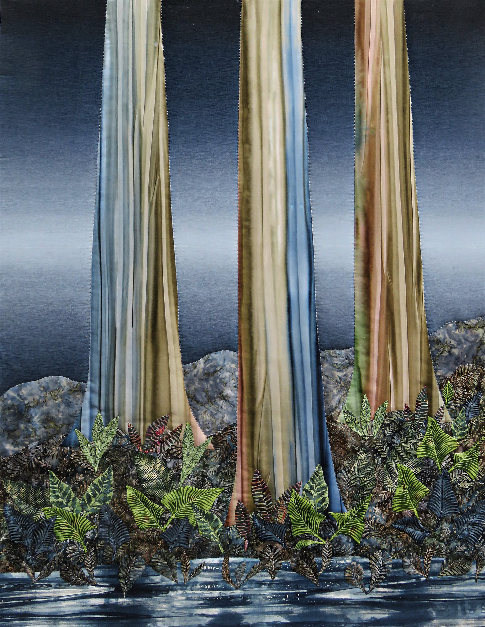 Ancestral Sisters Nightfall,  38" x 49", SOLD