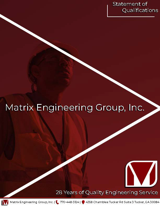 Matrix Engineering Group, Inc's Company SOQ, used for both digital marketing campaigns. Spearheaded entirely by me.