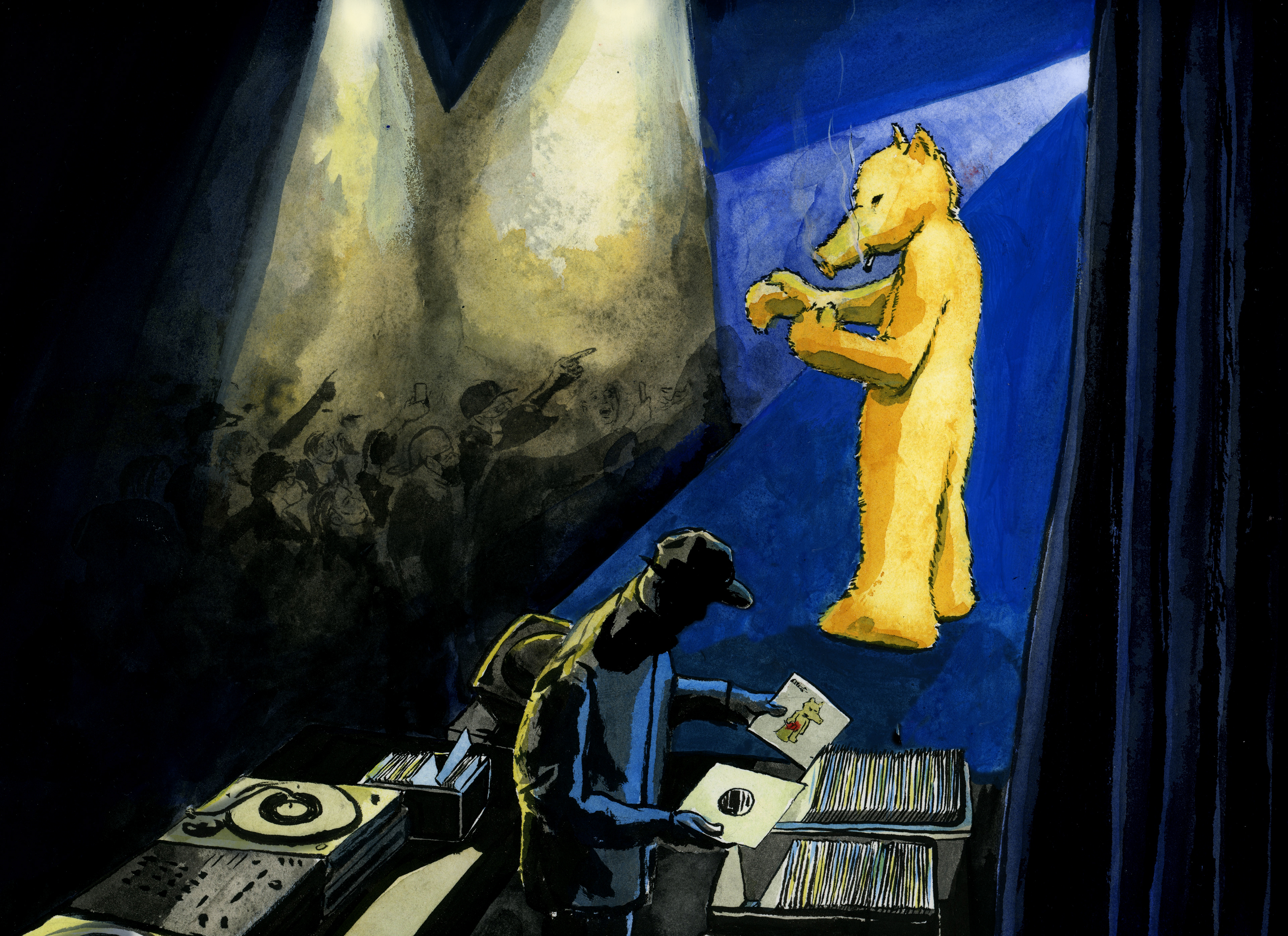Quasimoto and Peanut Butter Wolf at Lodge Room