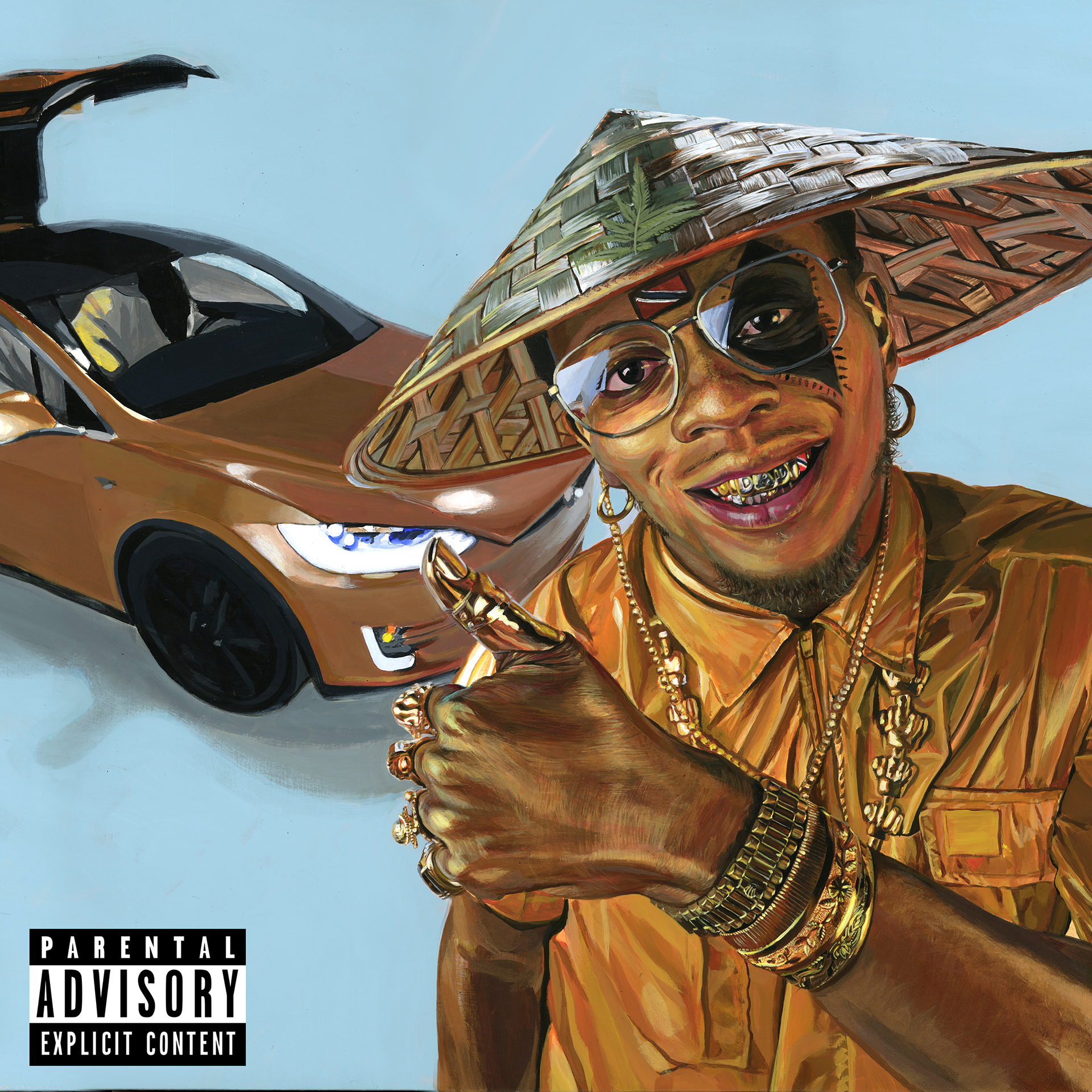 Trinidad Jame$ - Gold Tesla