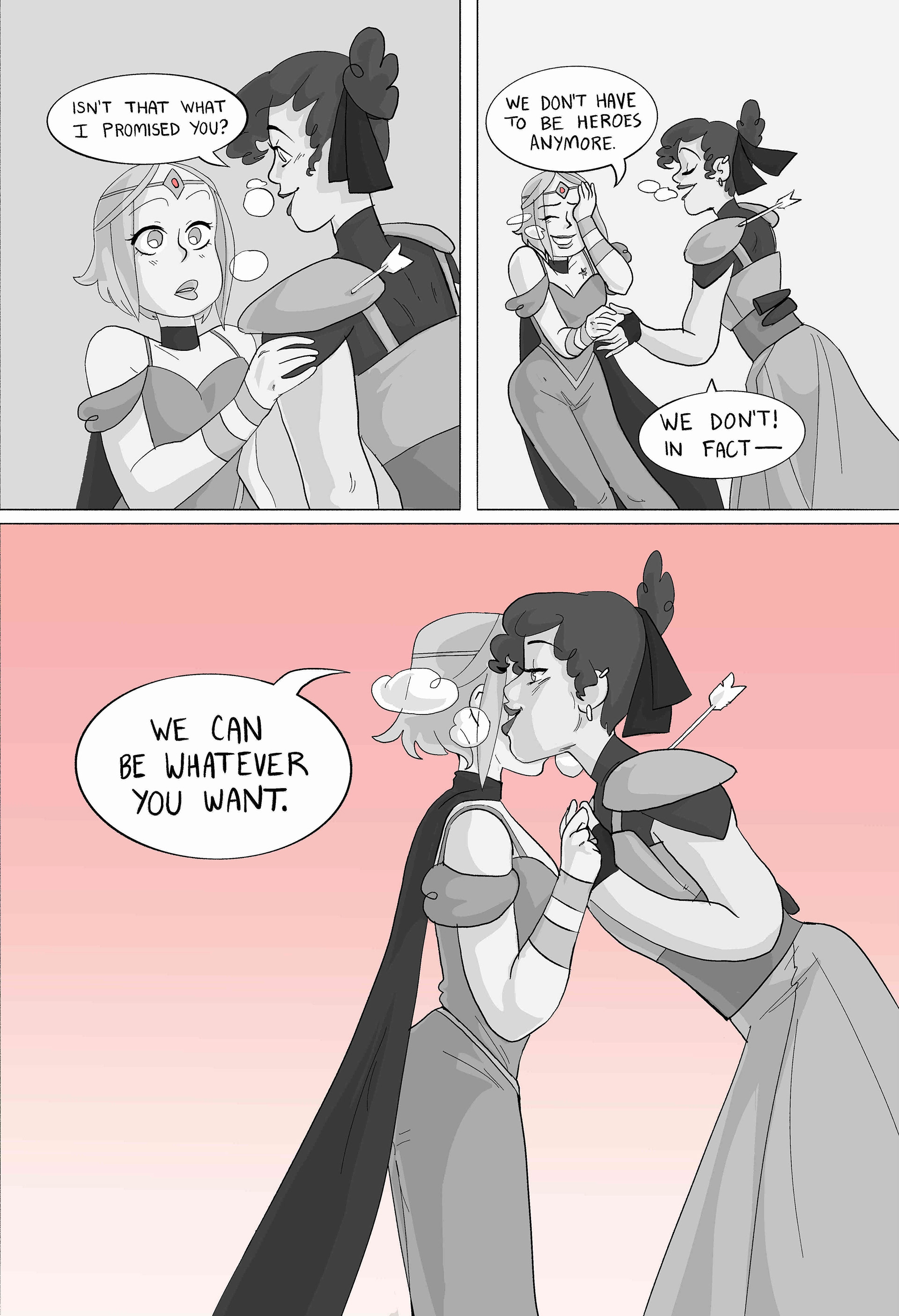 Sample page for a webcomic concept