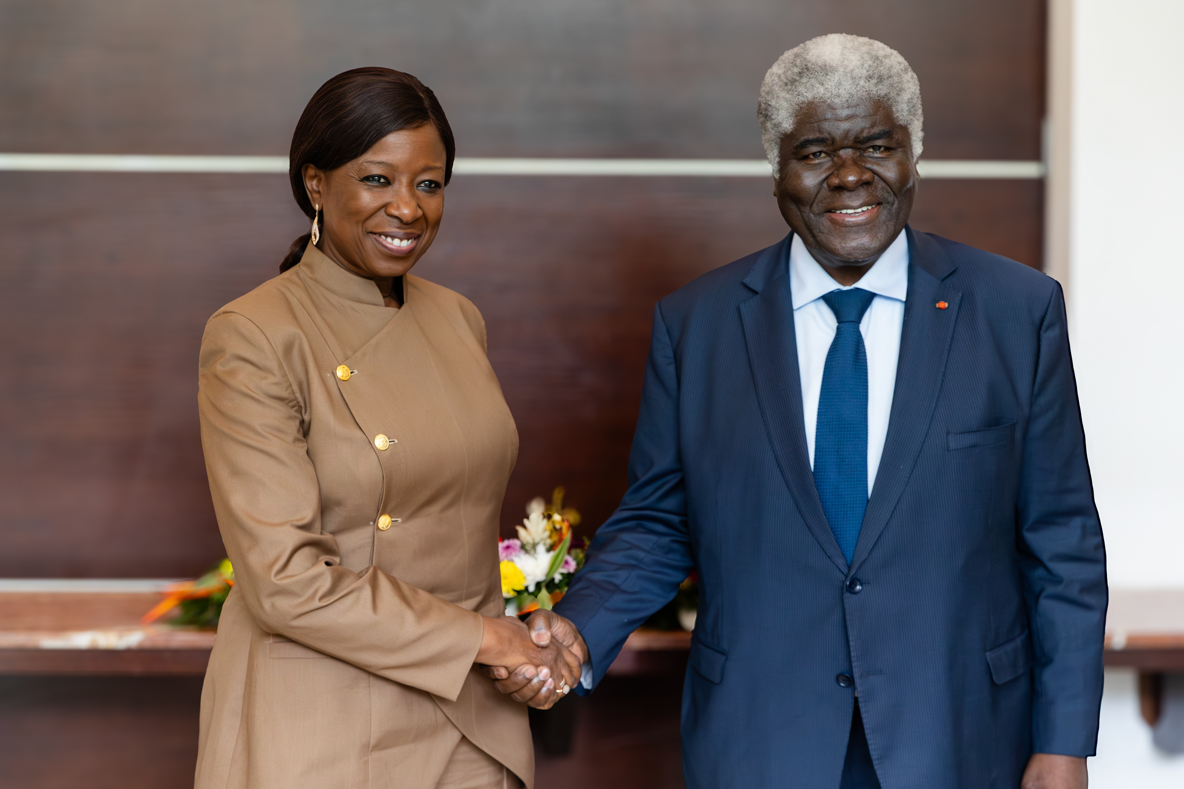 On 10 September 2025 in Abidjan, UNFPA Executive Director, Dr. Diene Keita, was received by the Prime Minister of Côte d’Ivoire, Robert Beugré Mambé. The high-level discussion focused on strengthening national partnerships to advance maternal health, gender equality, and opportunities for young people, reaffirming UNFPA’s commitment to supporting the government’s development agenda.