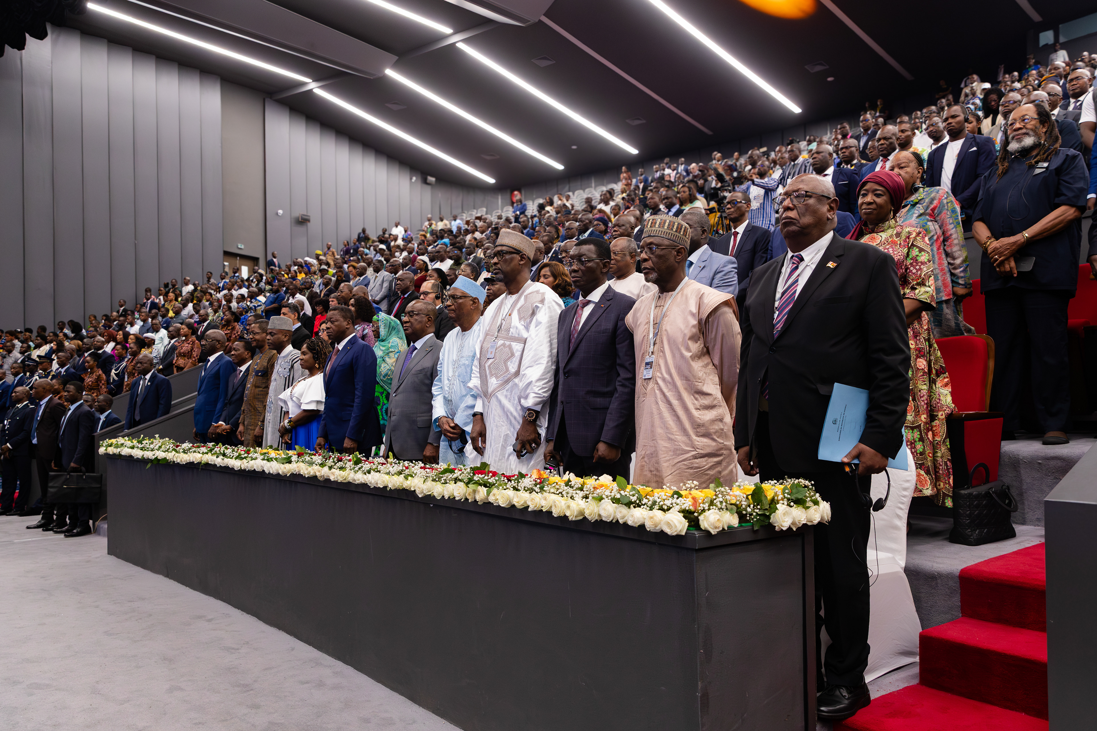 Dr. Diene Keita, United Nations Assistant Secretary-General and Executive Director of UNFPA, attending the opening ceremony of the 9th Pan-African Congress in Lomé, Togo, on 8 December 2025. UNFPA works with African institutions and partners to advance gender equality, strengthen reproductive health services, and support youth empowerment across the continent.