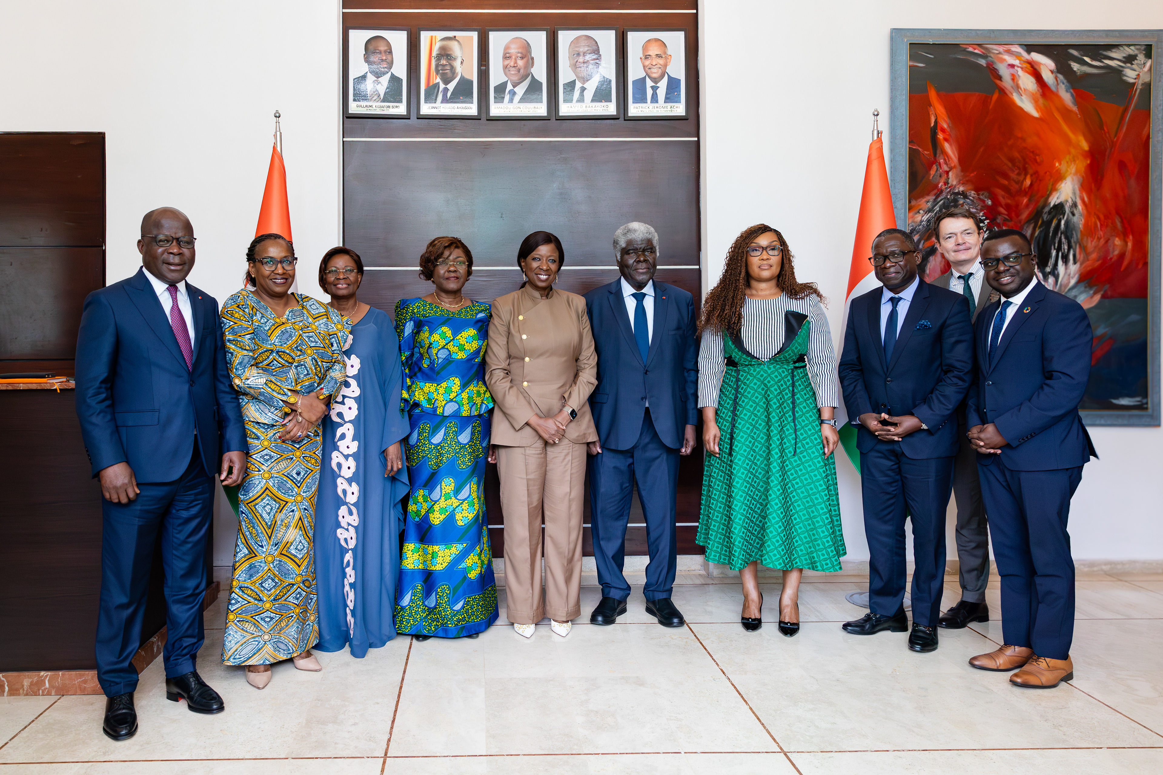 On 10 September 2025 in Abidjan, UNFPA Executive Director, Dr. Diene Keita, was received by the Prime Minister of Côte d’Ivoire, Robert Beugré Mambé. The high-level discussion focused on strengthening national partnerships to advance maternal health, gender equality, and opportunities for young people, reaffirming UNFPA’s commitment to supporting the government’s development agenda.
