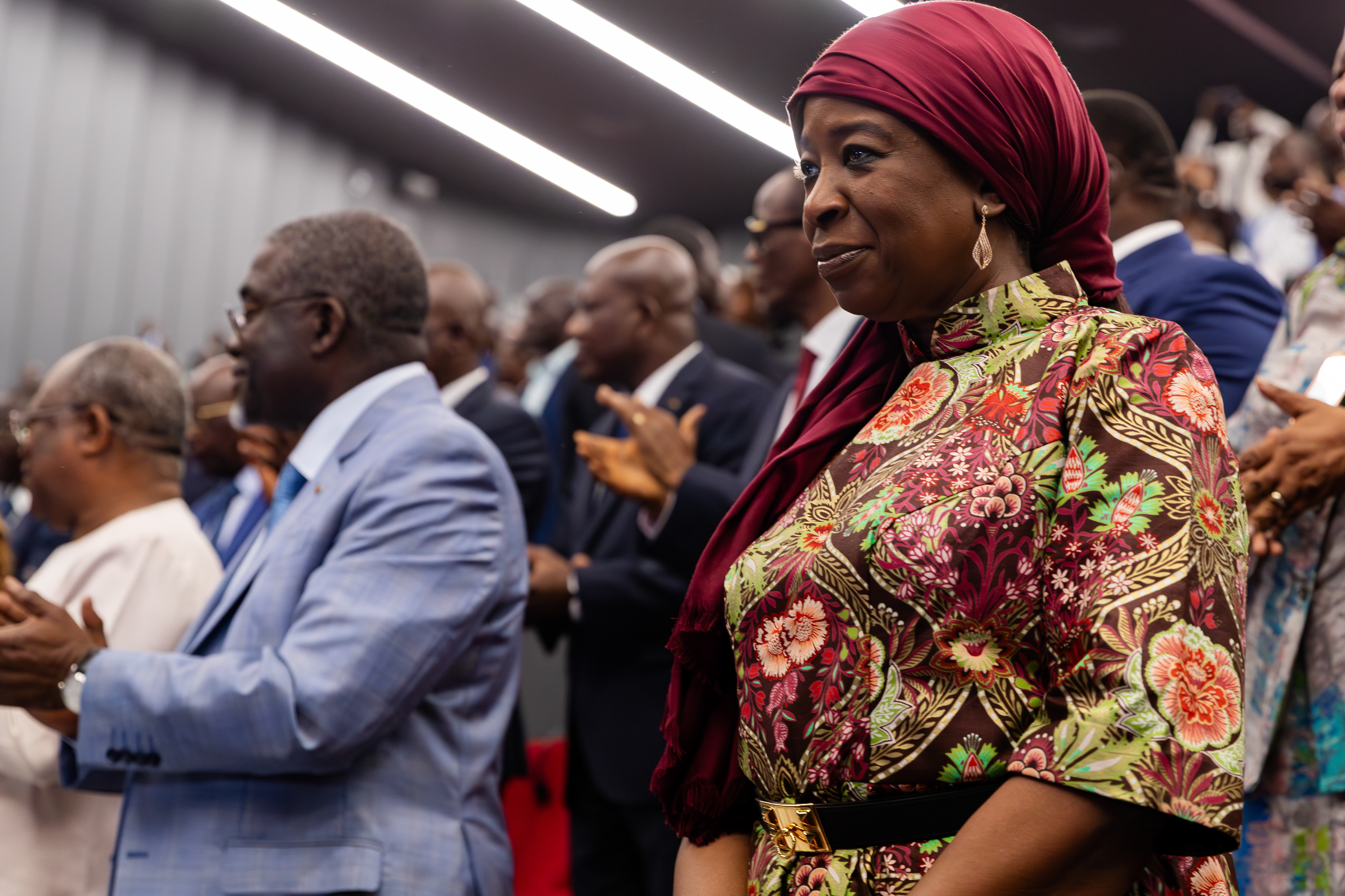 Dr. Diene Keita, United Nations Assistant Secretary-General and Executive Director of UNFPA, attending the opening ceremony of the 9th Pan-African Congress in Lomé, Togo, on 8 December 2025. UNFPA works with African institutions and partners to advance gender equality, strengthen reproductive health services, and support youth empowerment across the continent.
