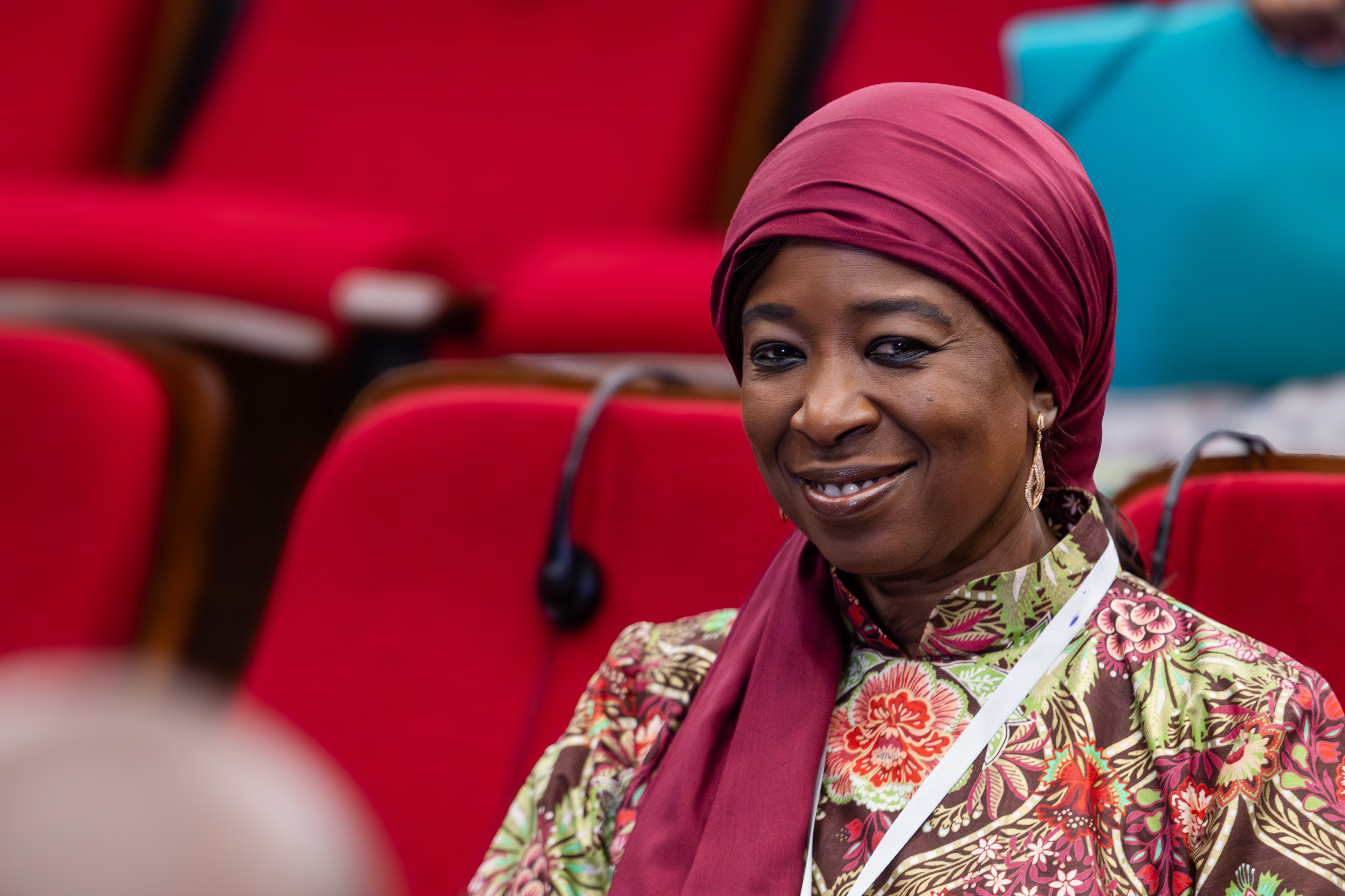 Dr. Diene Keita, United Nations Assistant Secretary-General and Executive Director of UNFPA, attending the opening ceremony of the 9th Pan-African Congress in Lomé, Togo, on 8 December 2025. UNFPA works with African institutions and partners to advance gender equality, strengthen reproductive health services, and support youth empowerment across the continent.