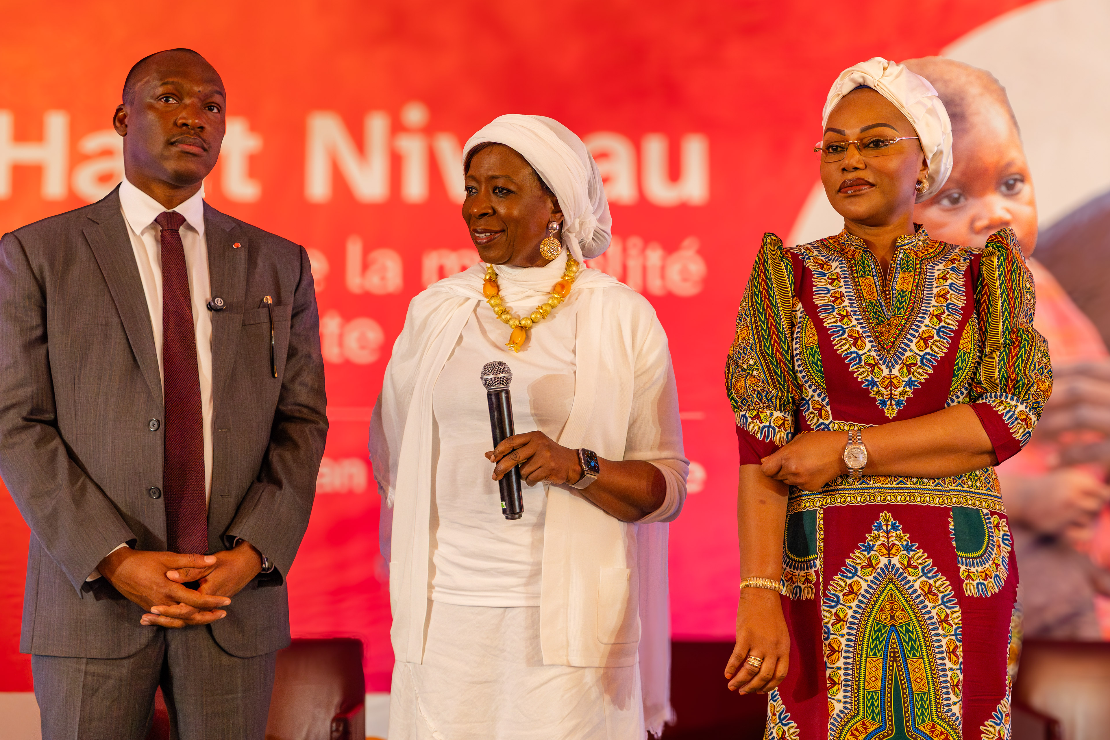On 11 September 2025 in Abidjan, UNFPA Executive Director, Dr. Diene Keita, took part in a high-level dialogue on reducing maternal mortality and morbidity in Côte d’Ivoire. She participated in a high-level panel alongside Mamadou Touré, Minister for the Promotion of Youth and Youth Employment; Nassénéba Touré, Minister for Women, Family and Children; and Pierre Dimba, Minister of Health. The discussion underscored the importance of strategic resource mobilization, stronger partnerships, and collective advocacy involving government, civil society, youth and faith-based organizations.