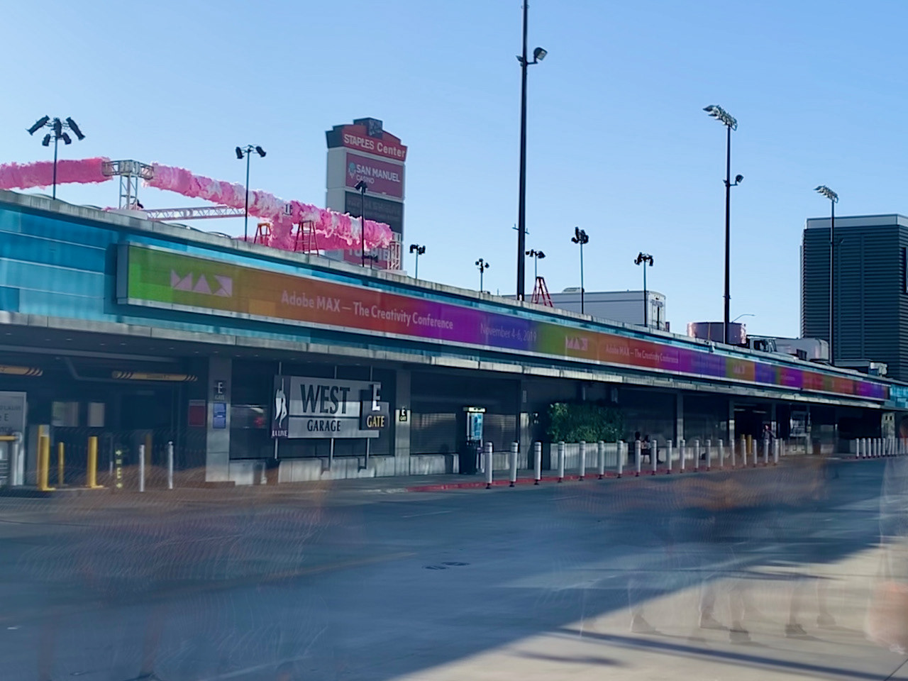 Parking garage marquee