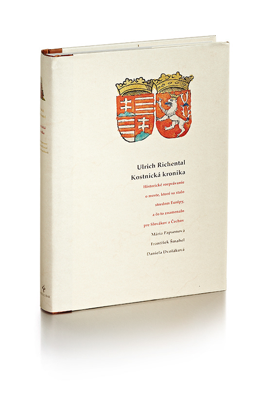 Kostnická kronika historické rozprávanie o meste, ktoré sa stalo stredom Európy, a čo to znamenalo pre Slovákov a Čechov. PAPSONOVÁ, Mária – ŠMAHEL, František – DVOŘÁKOVÁ, Daniela. Ulrich Richental Kostnická kronika : historické rozprávanie o meste, ktoré sa stalo stredom Európy, a čo to znamenalo pre Slovákov a Čechov.