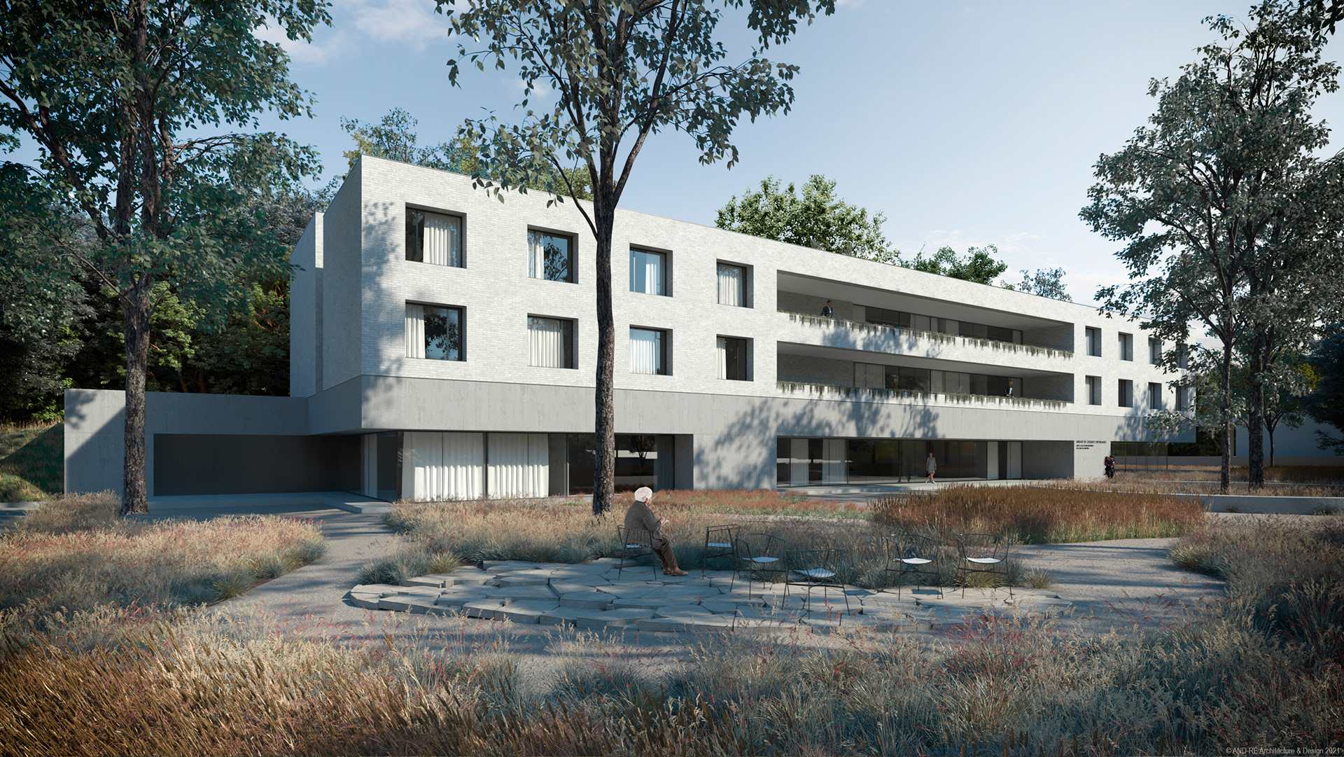 View from the garden