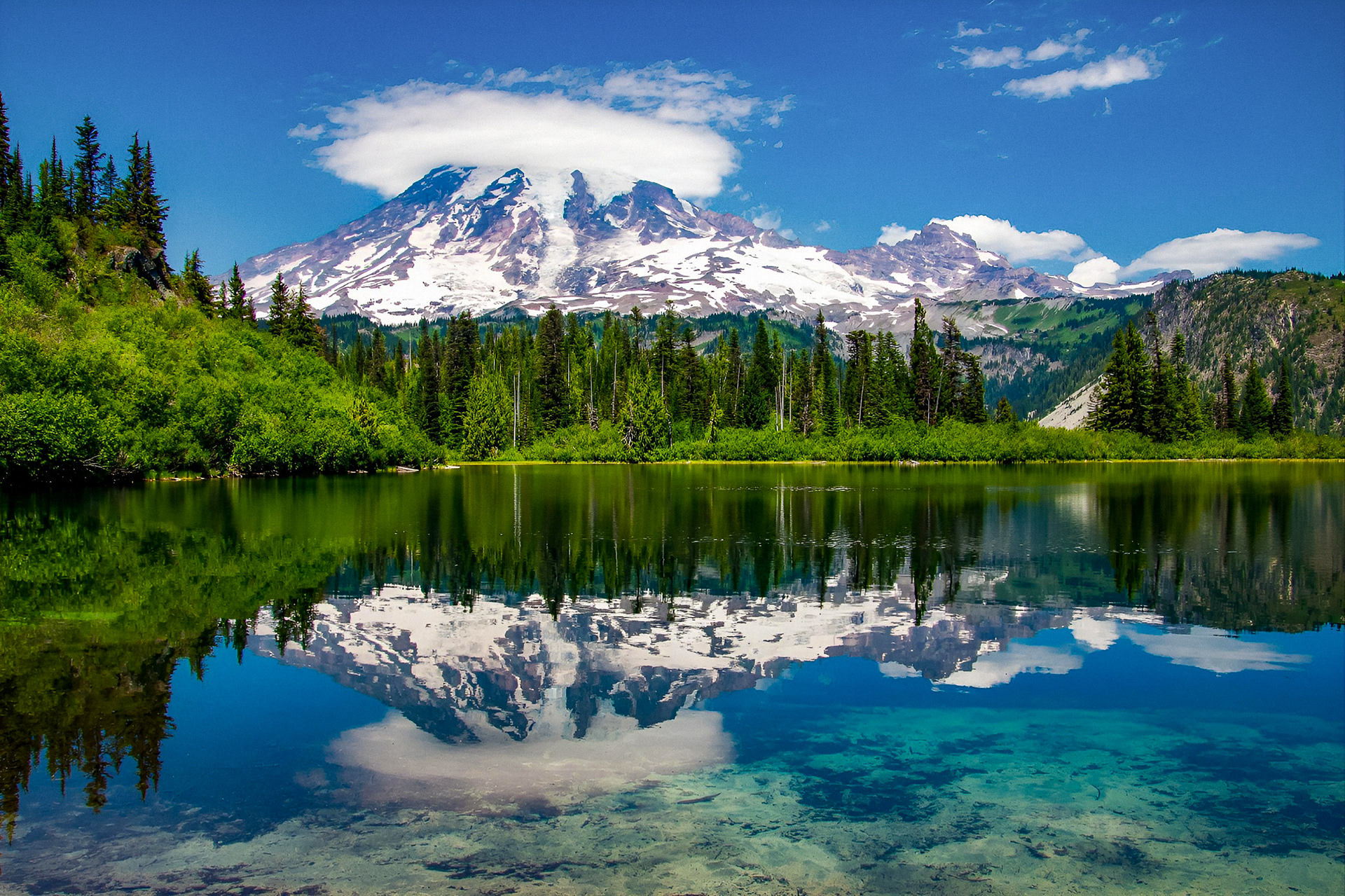 Bench Lake on Mt. Rainier (WA)
