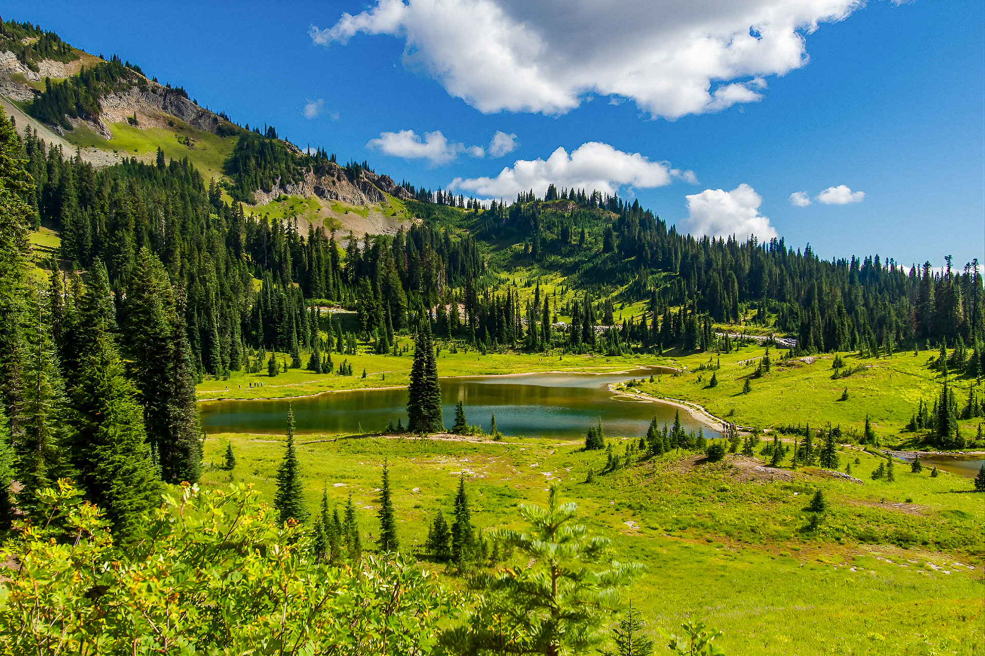 Tipsoo Lake at Mt. Rainier (WA)