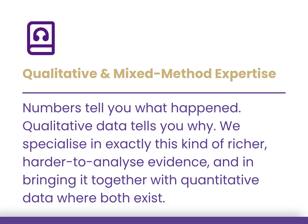 Qualitative & Mixed-Method Expertise